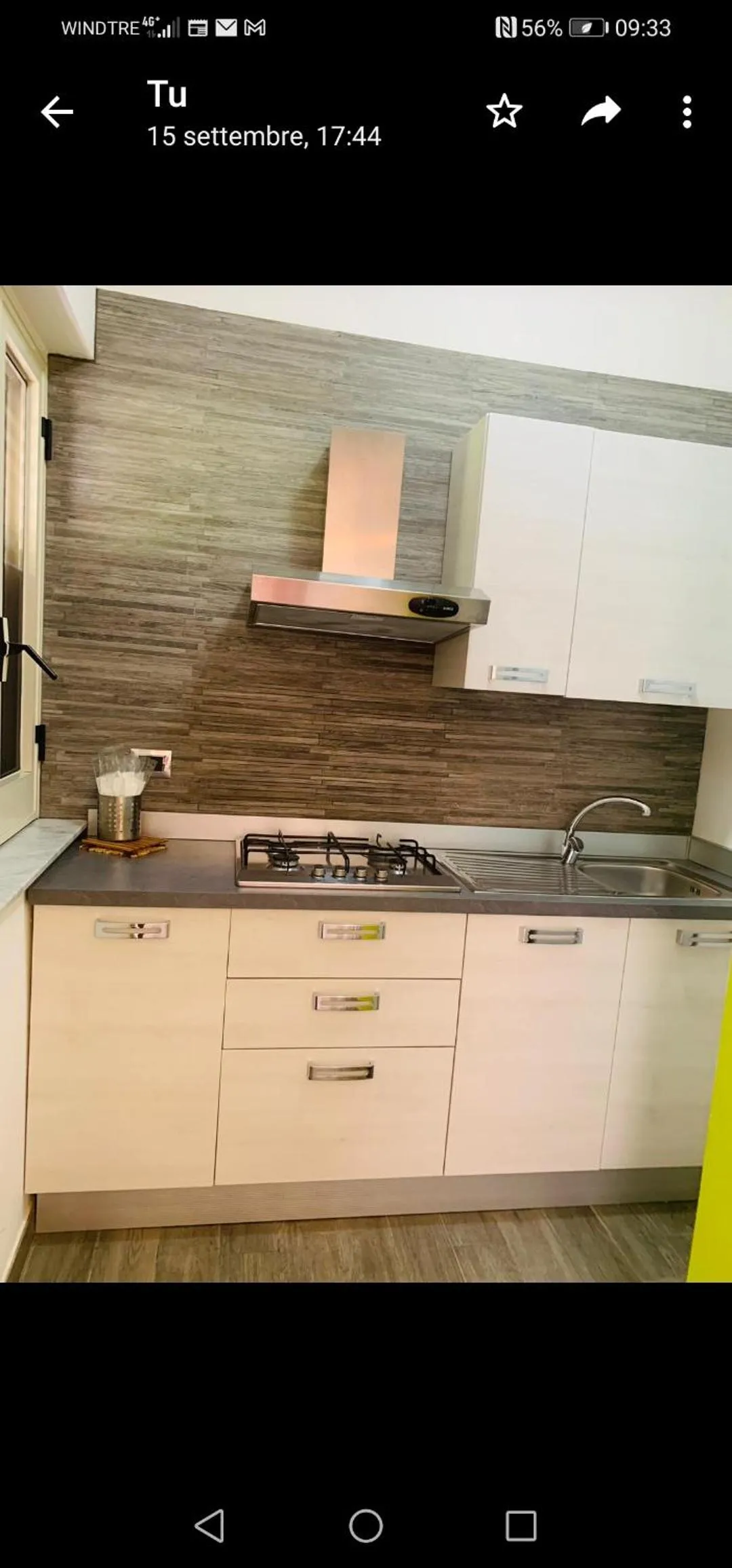 Kitchen or kitchenette in Casa Nunna