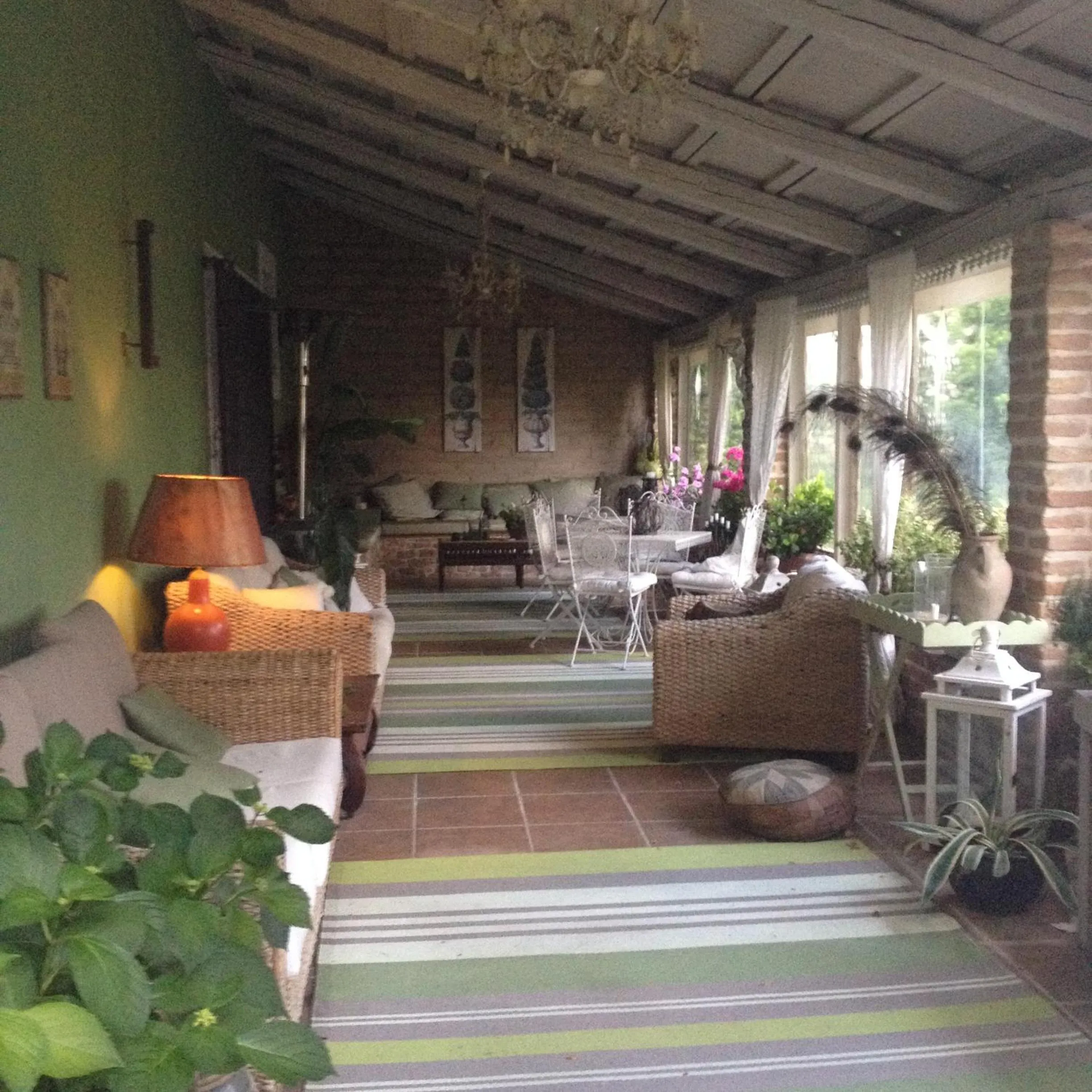 Patio in B&B Abracadabra