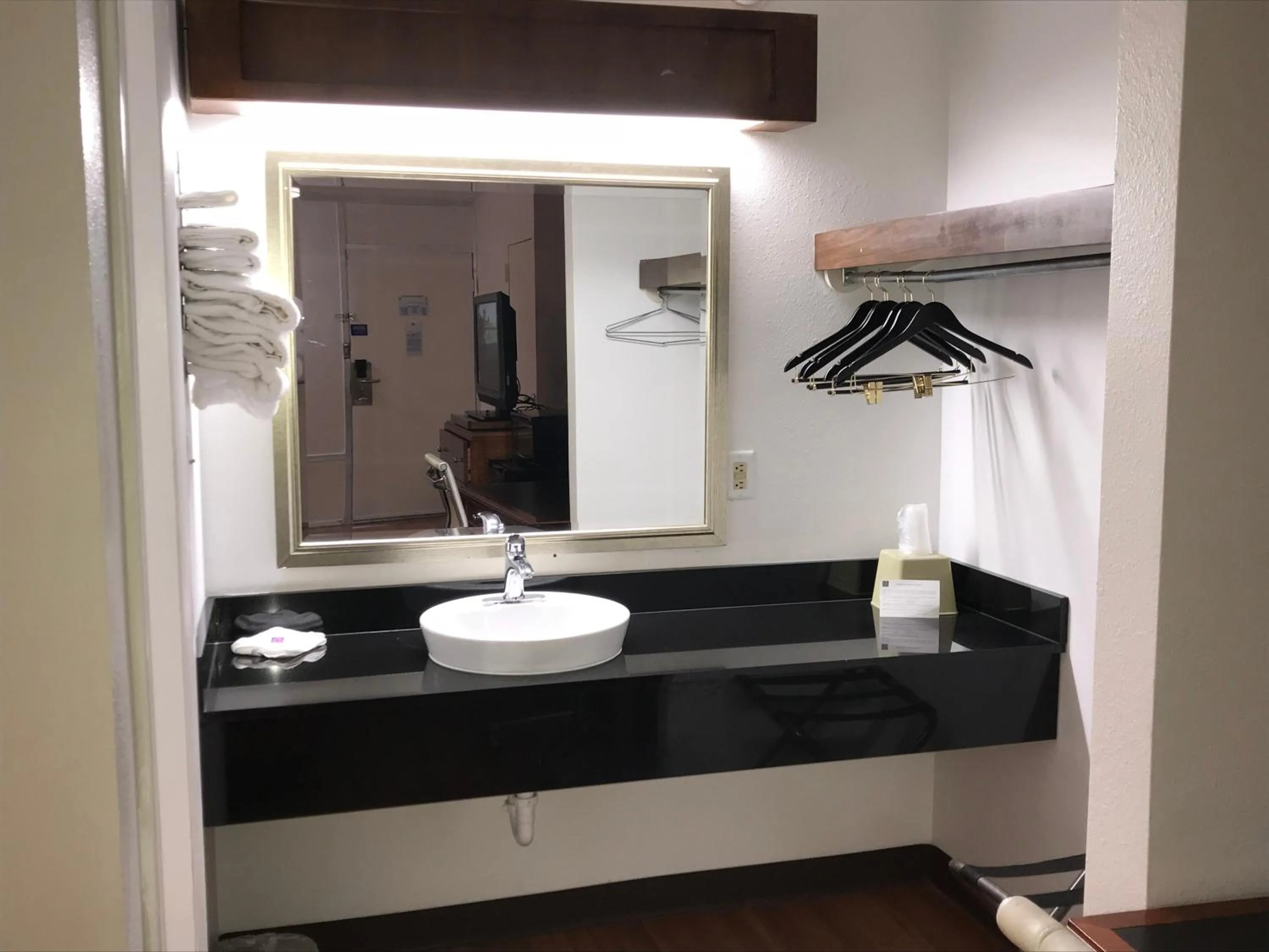 Bathroom in Motel 6-Van Buren, AR I- 40