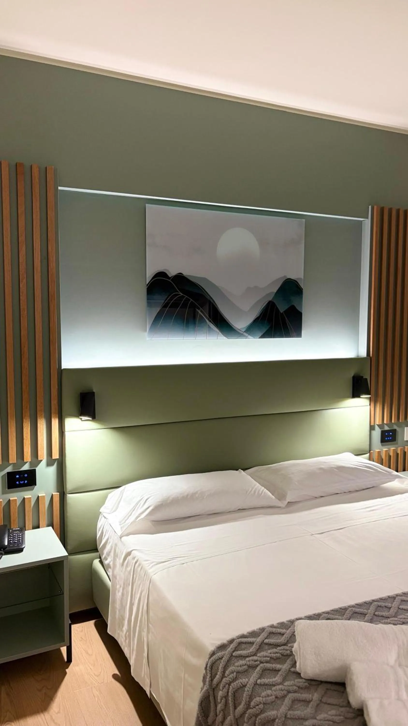 Bed in Hotel Milazzo Smart