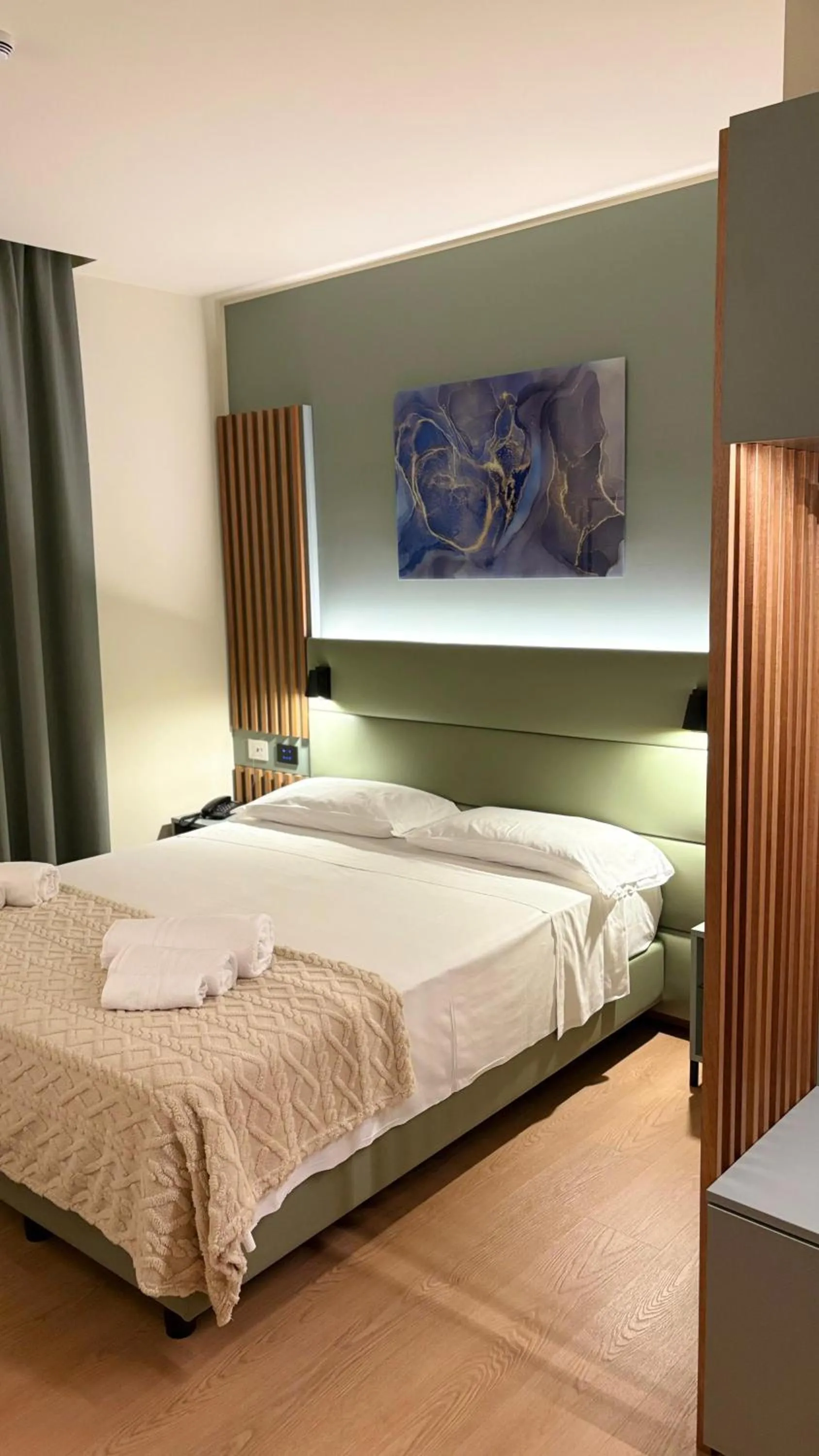 Bed in Hotel Milazzo Smart