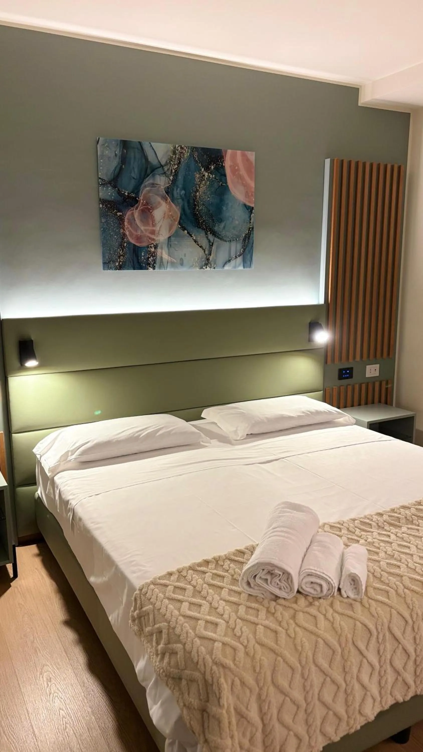 Bed in Hotel Milazzo Smart