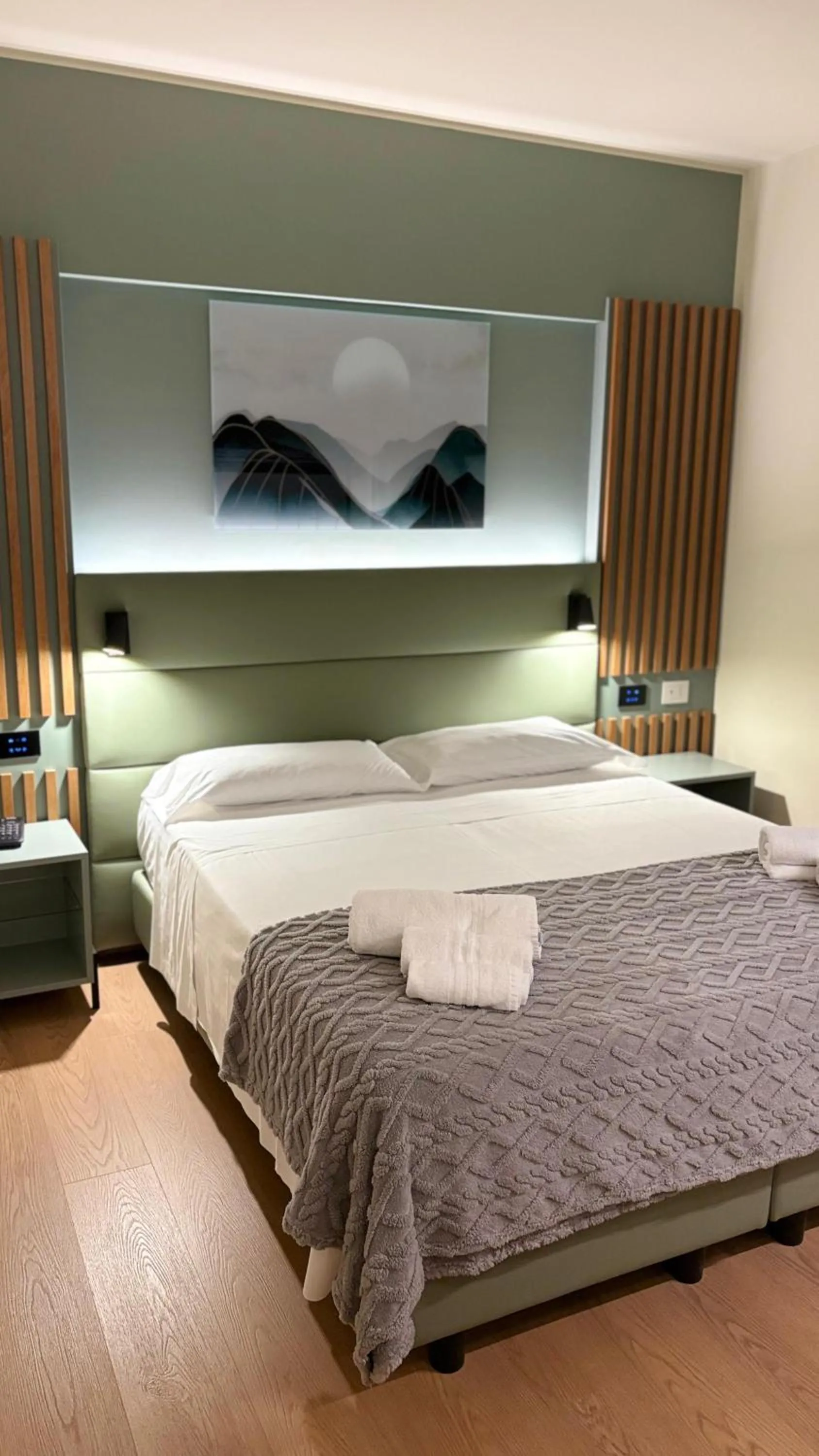 Bed in Hotel Milazzo Smart