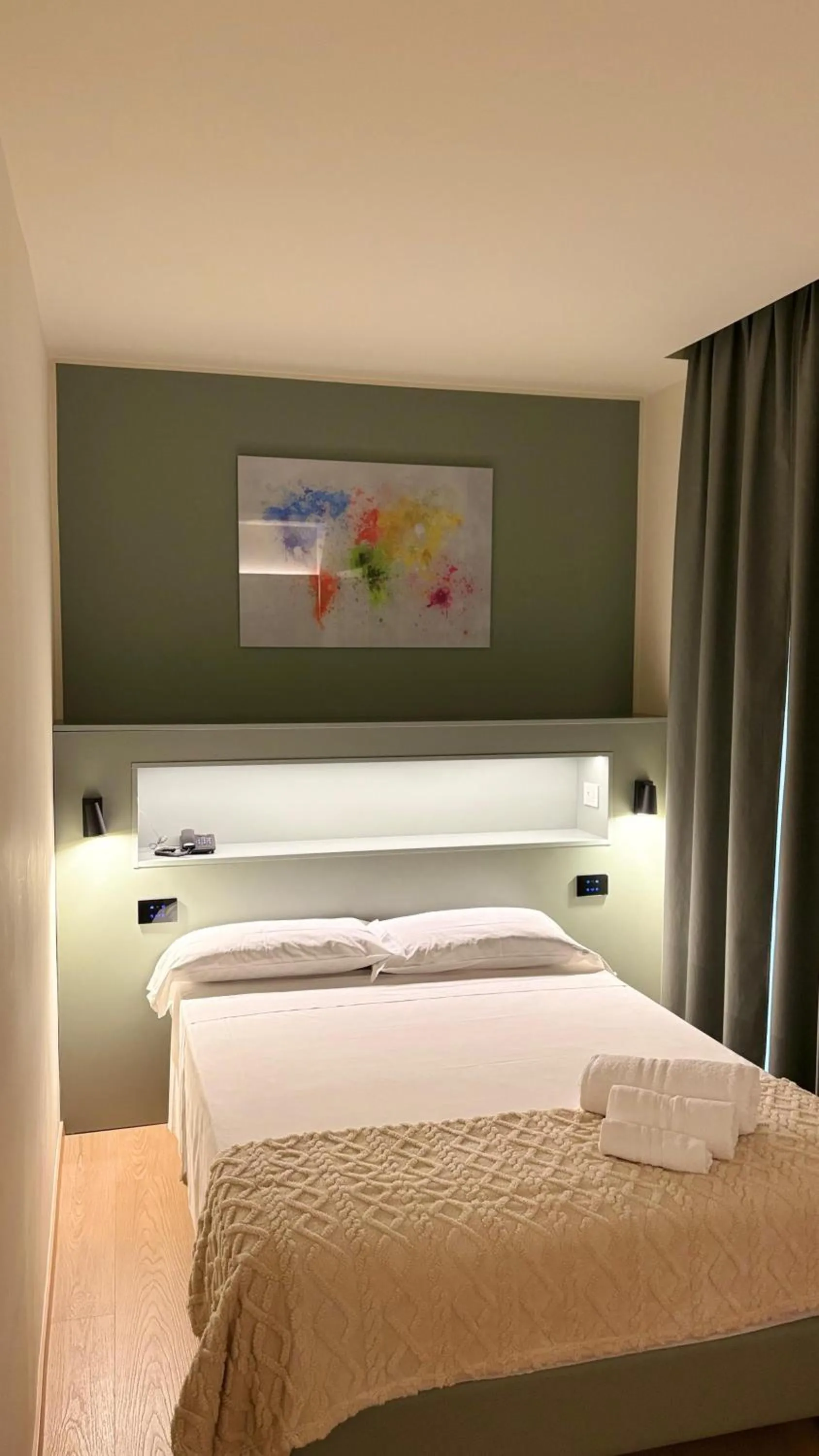 Bed in Hotel Milazzo Smart