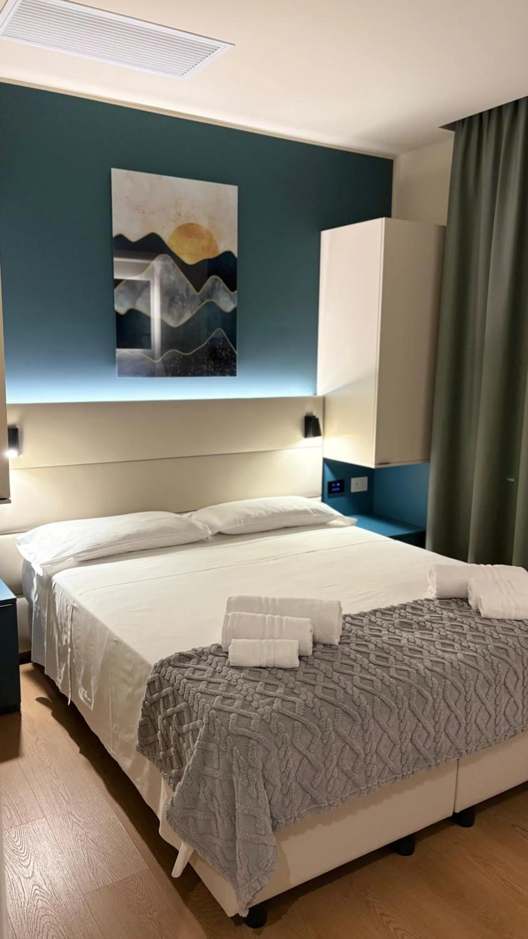 Bed in Hotel Milazzo Smart