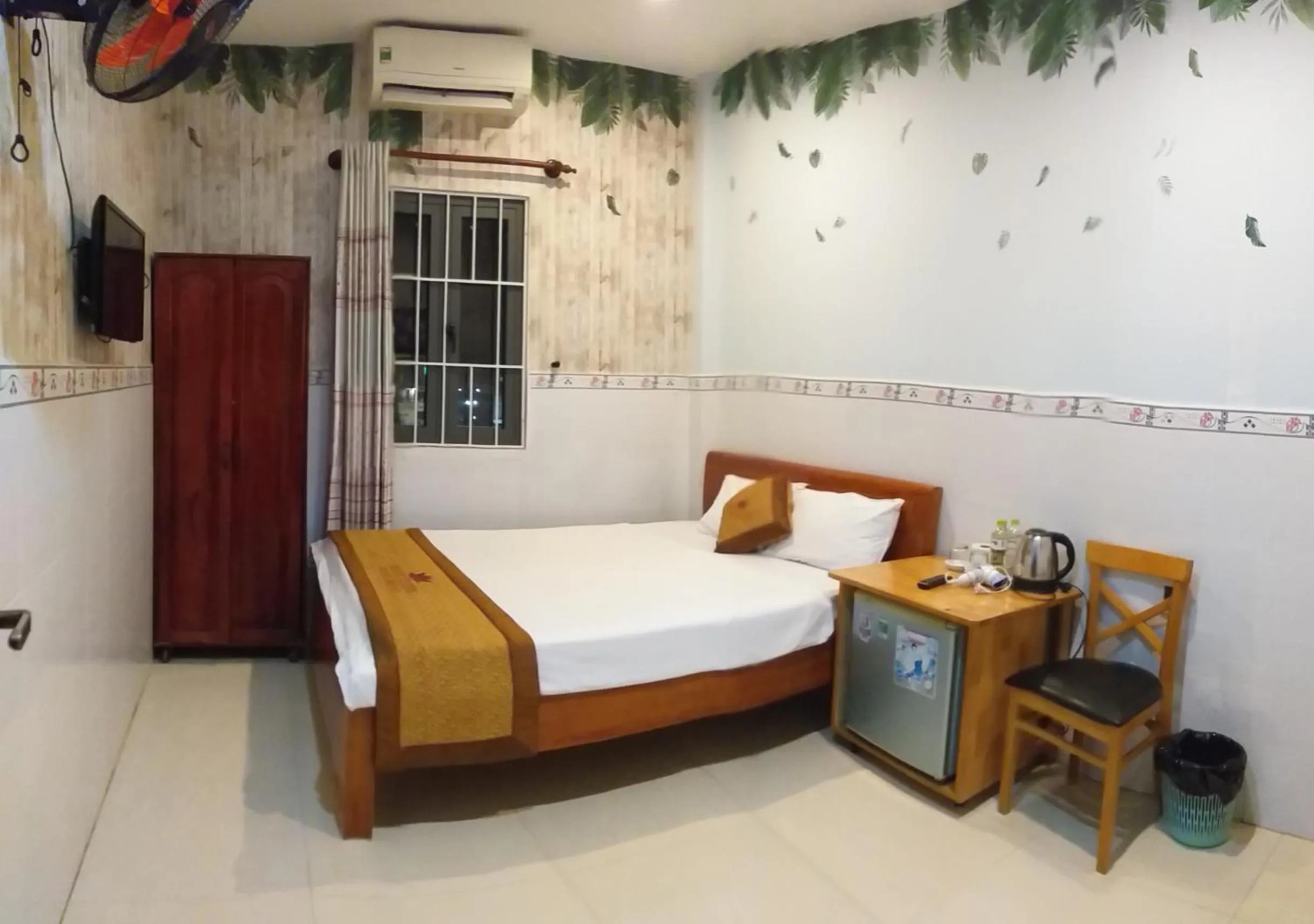 Bed in Ngan Giang Guesthouse