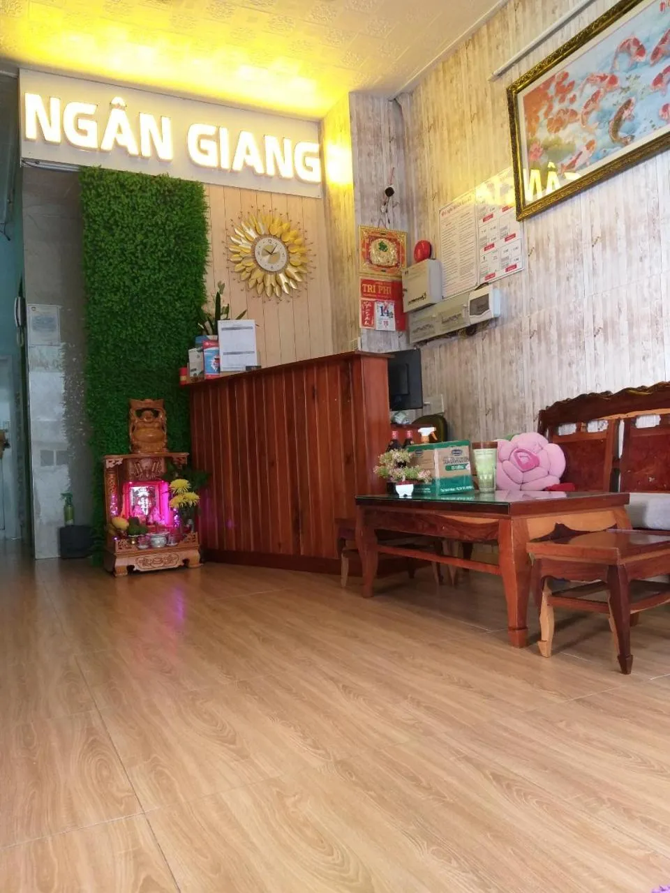 Living room in Ngan Giang Guesthouse