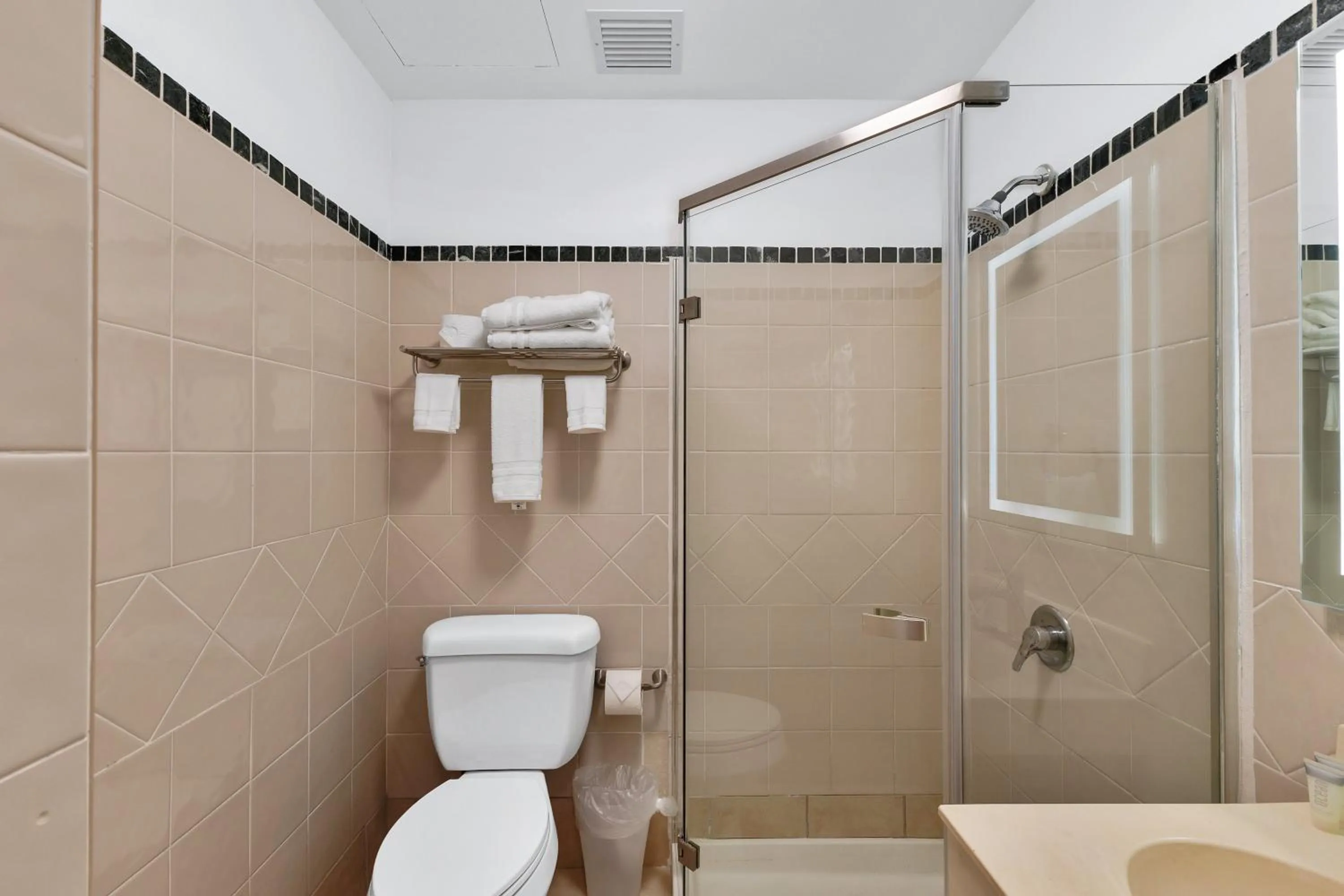 Shower in Armas Hotel