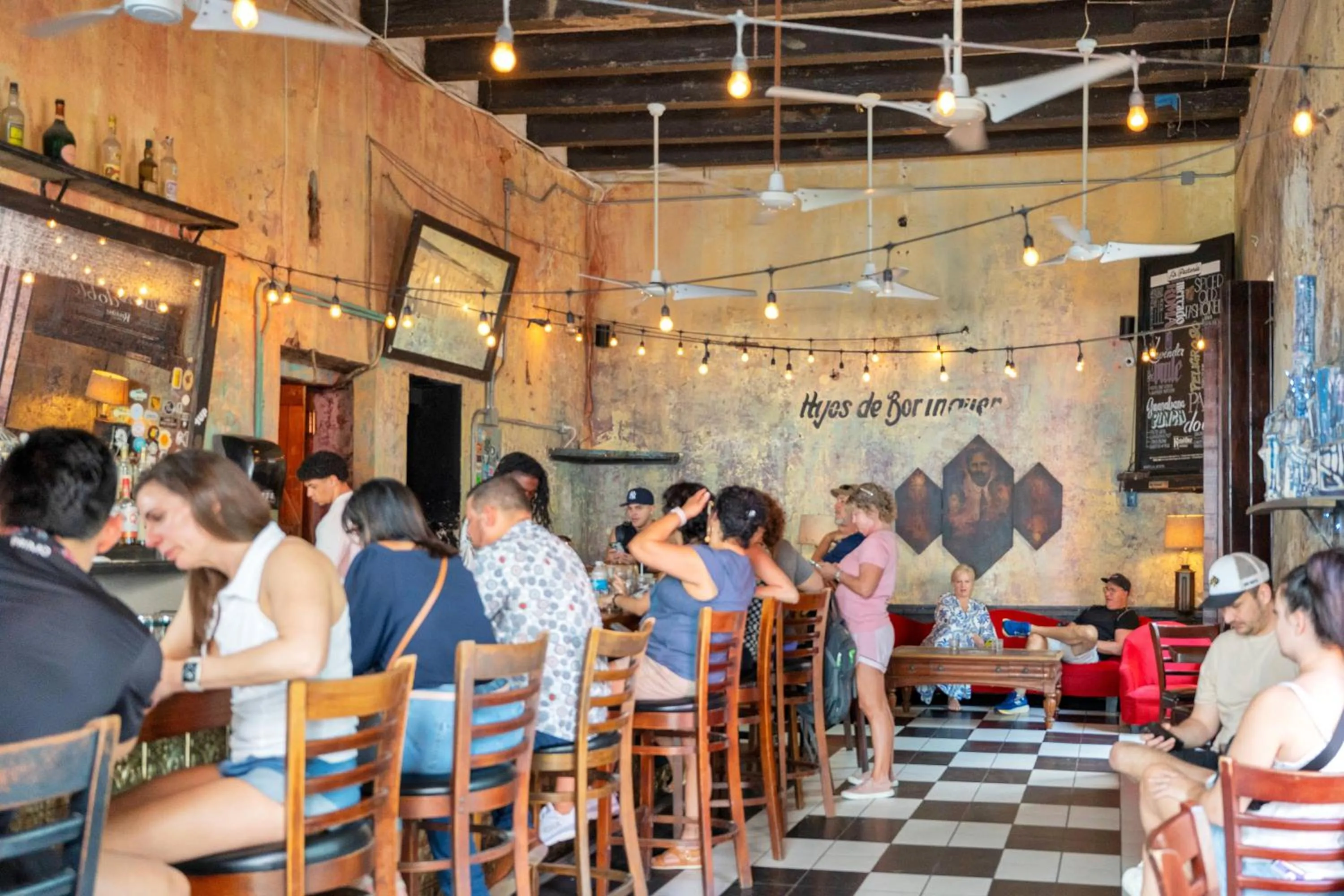 People in Armas Hotel