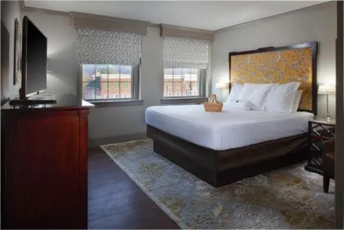 Bed in The Bolling Wilson Hotel