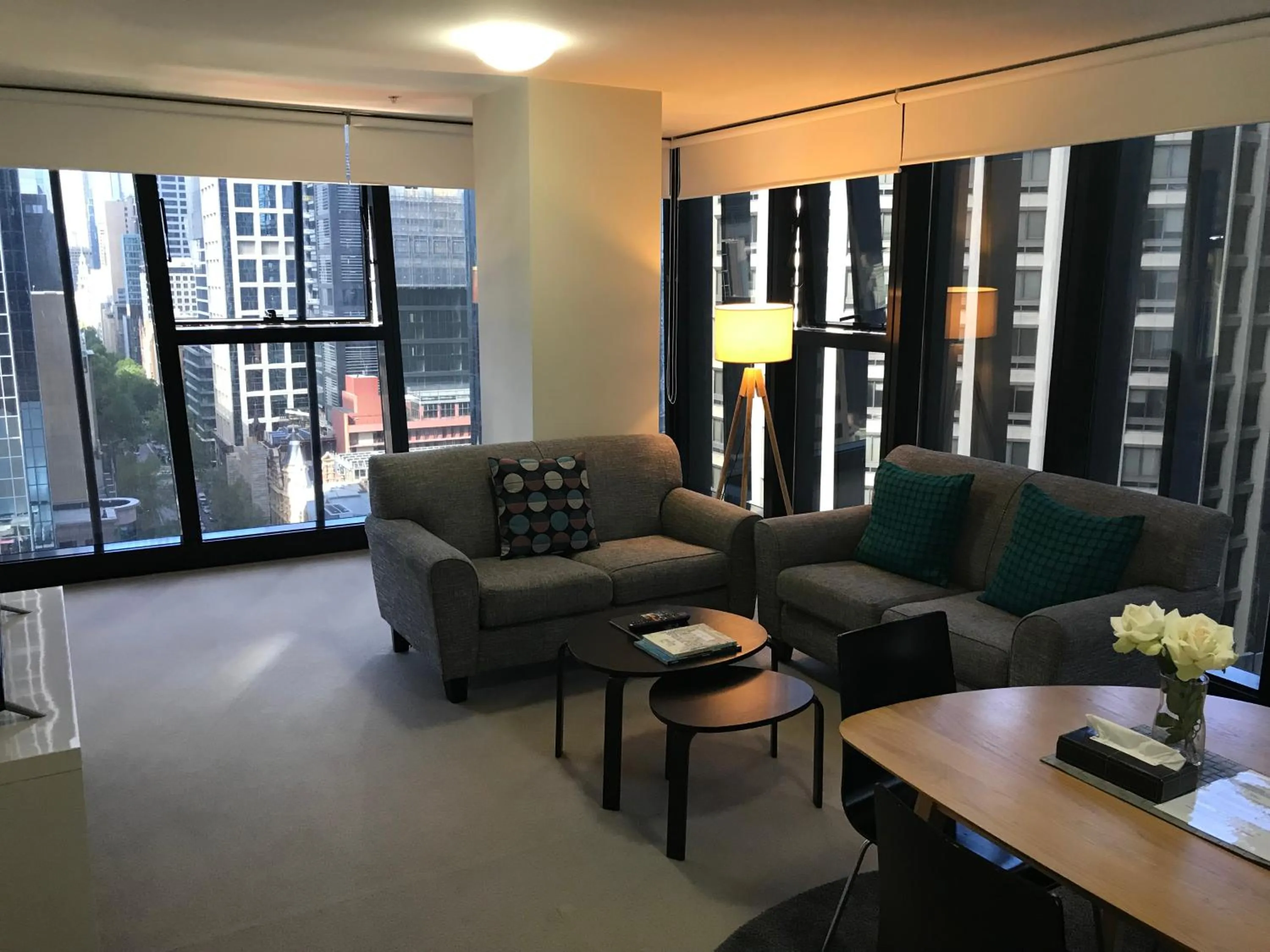 Living room, Seating Area in Winston Apartments