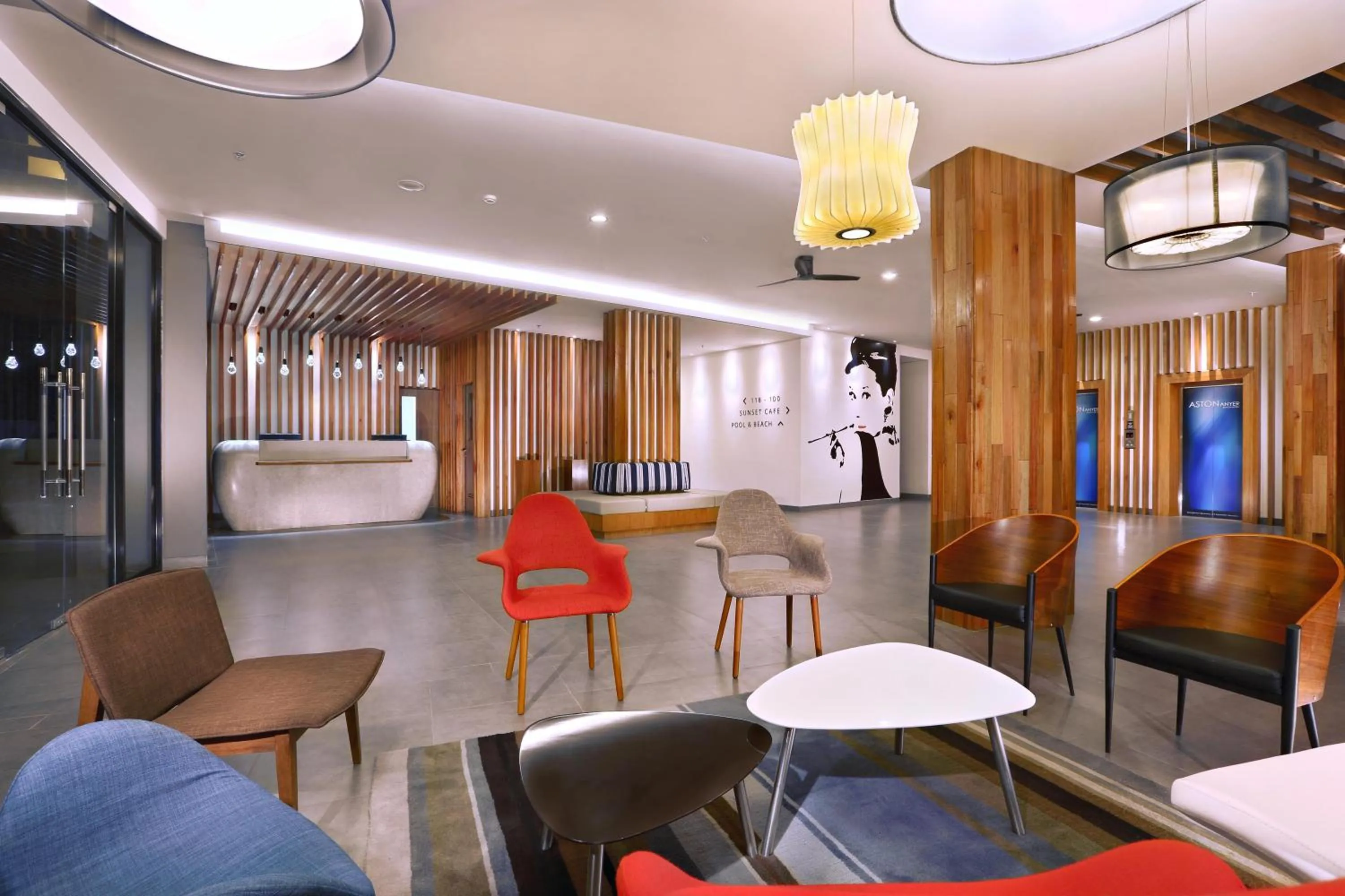 Lobby or reception in Aston Anyer Beach Hotel