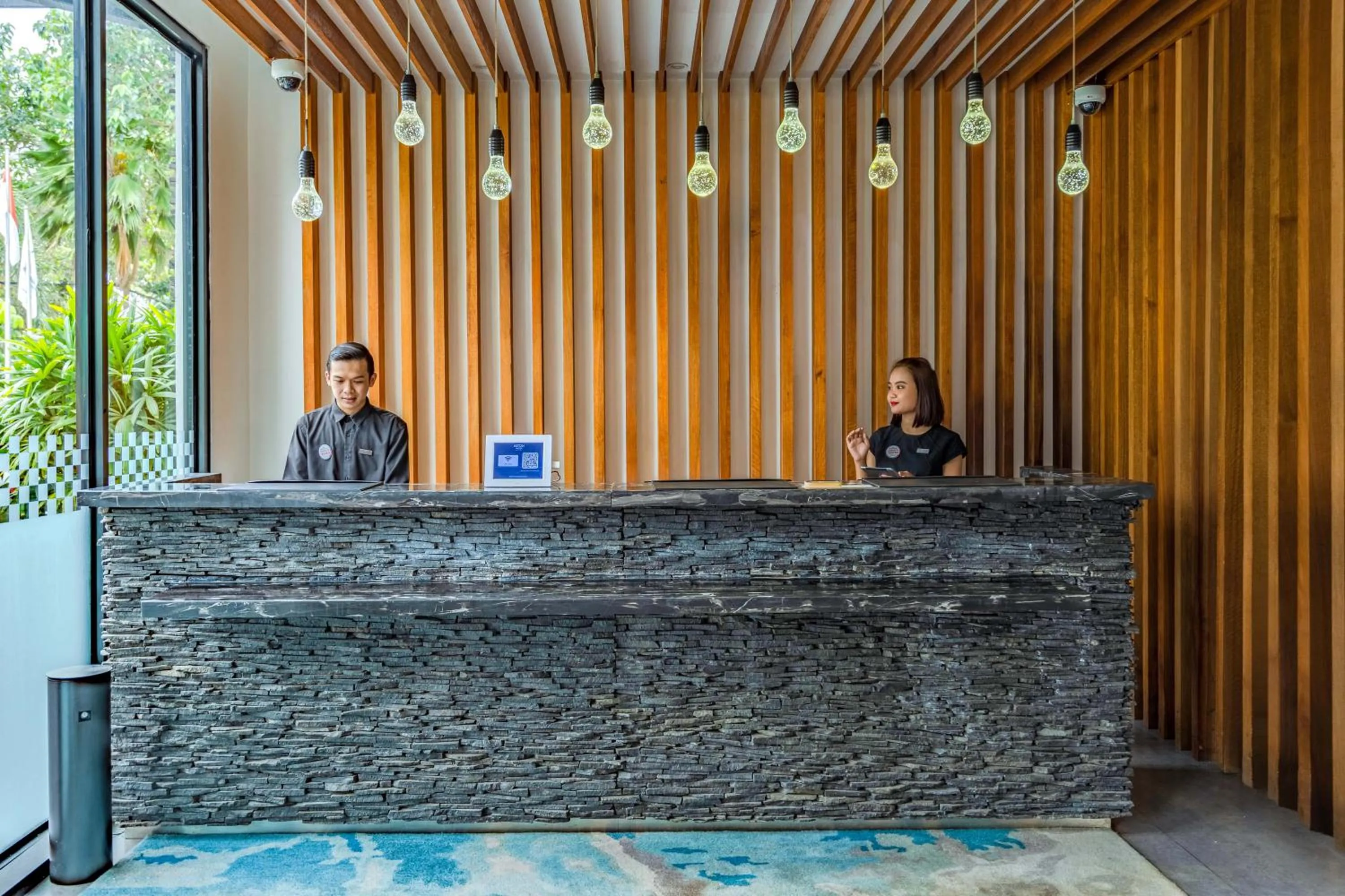 Lobby or reception in Aston Anyer Beach Hotel