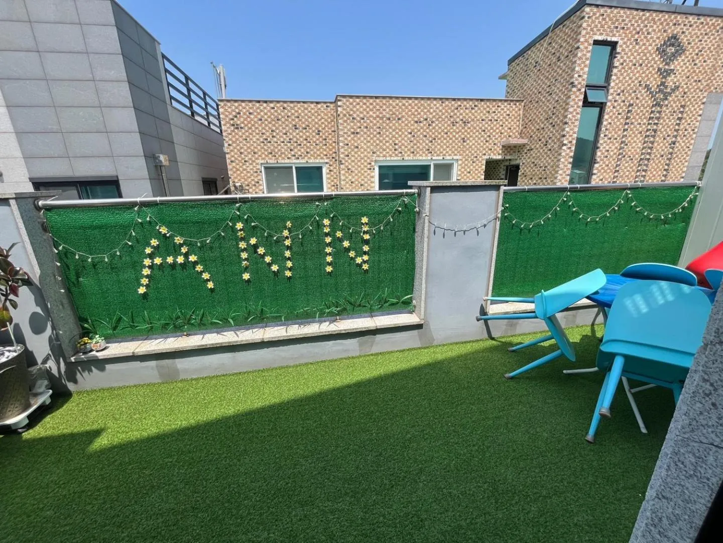 Balcony/Terrace in Incheon Intl Airport ANN Guest House