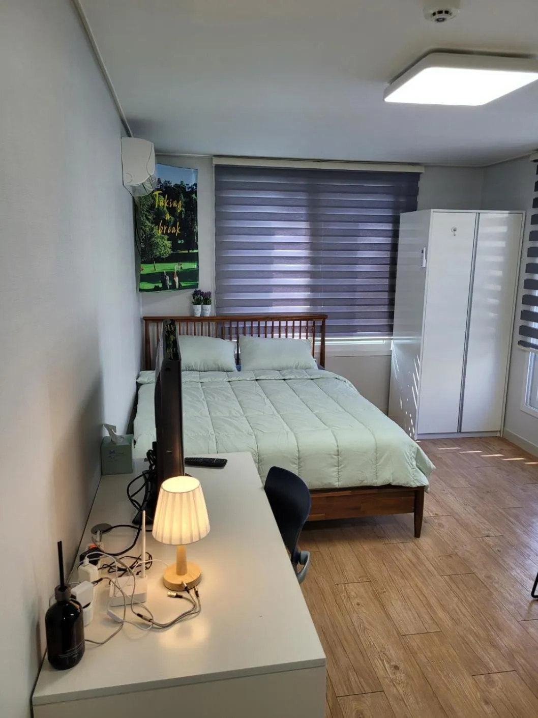 Bed in Incheon Intl Airport ANN Guest House