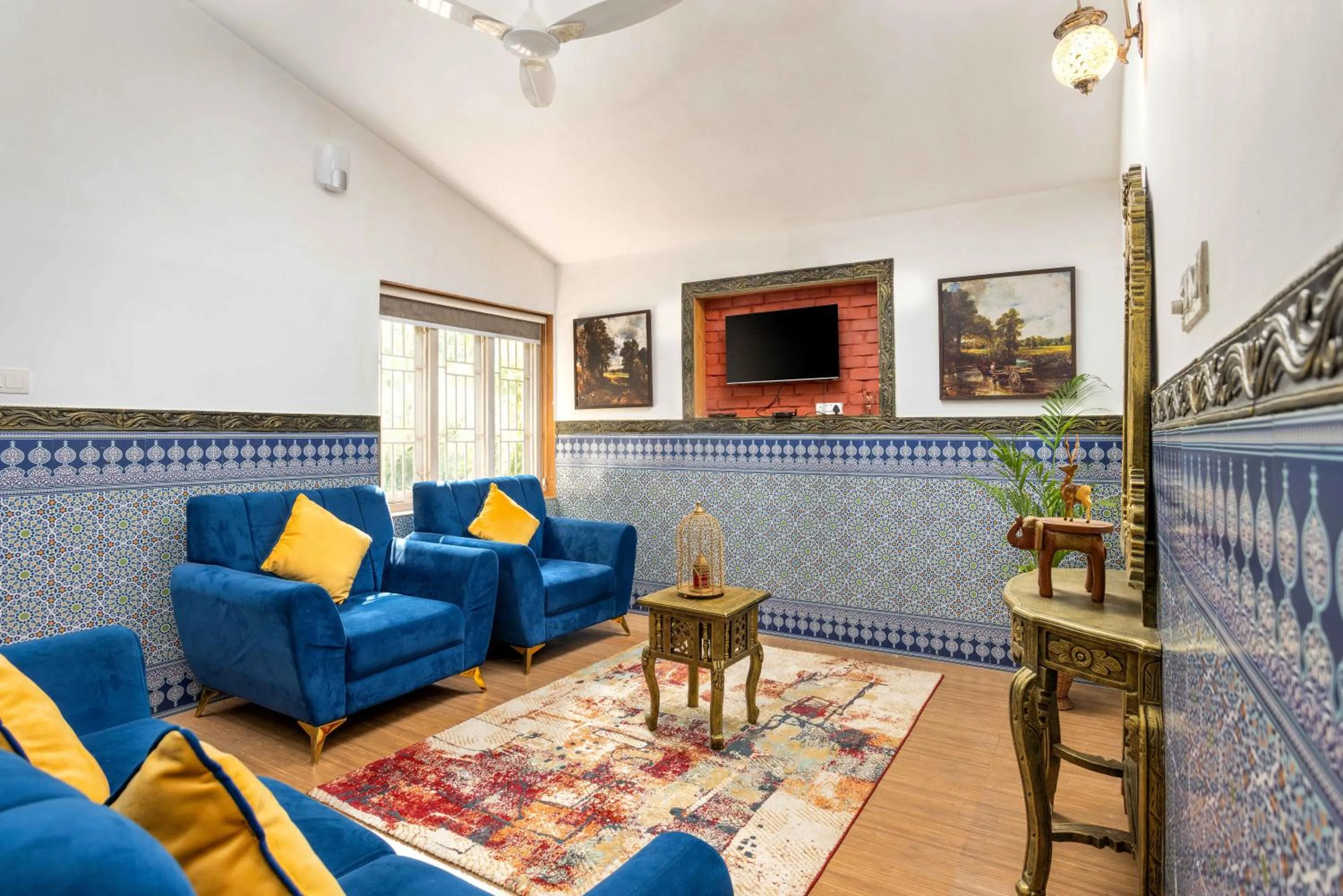 Living room in Lakkidi Village Resort Wayanad