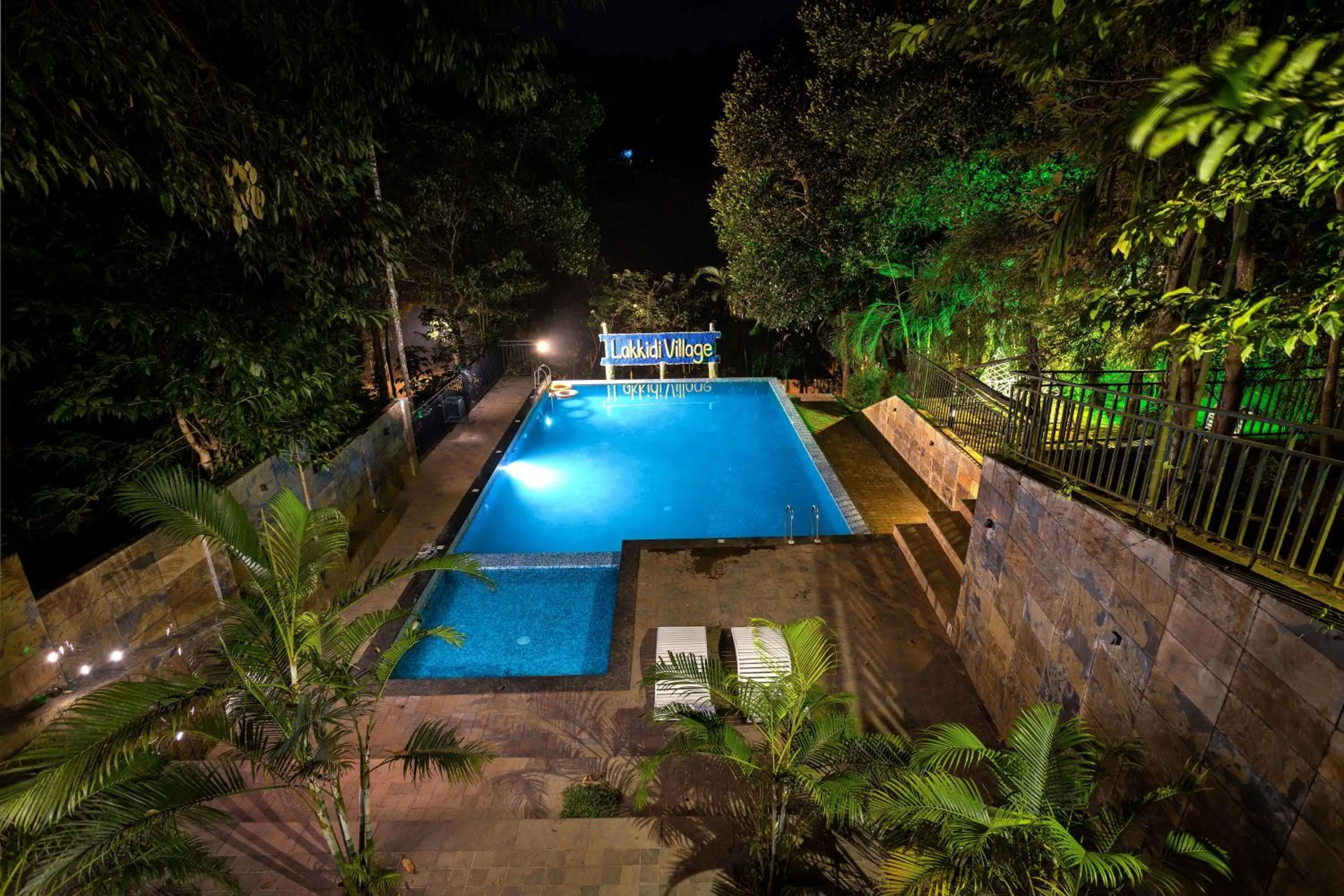 Swimming pool in Lakkidi Village Resort Wayanad