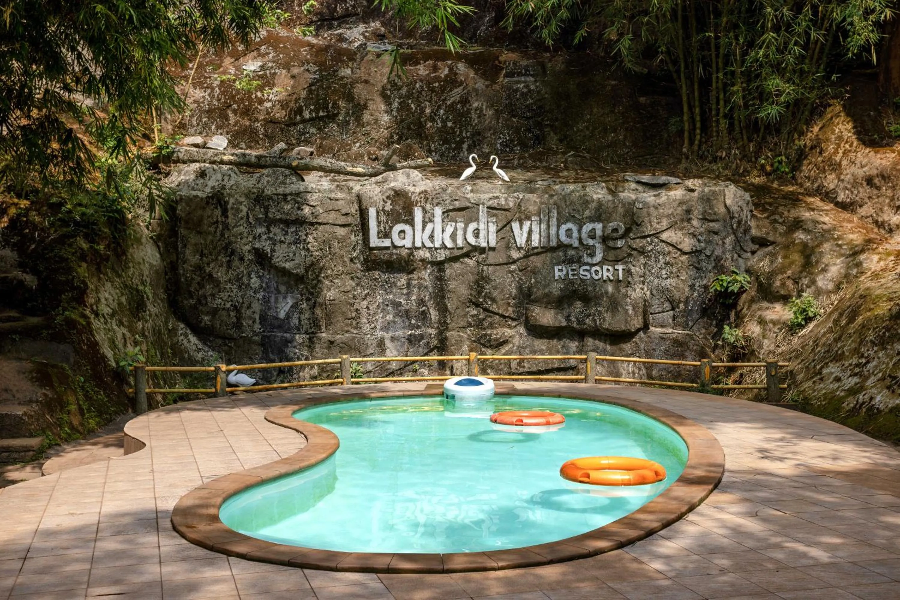 Swimming pool in Lakkidi Village Resort Wayanad