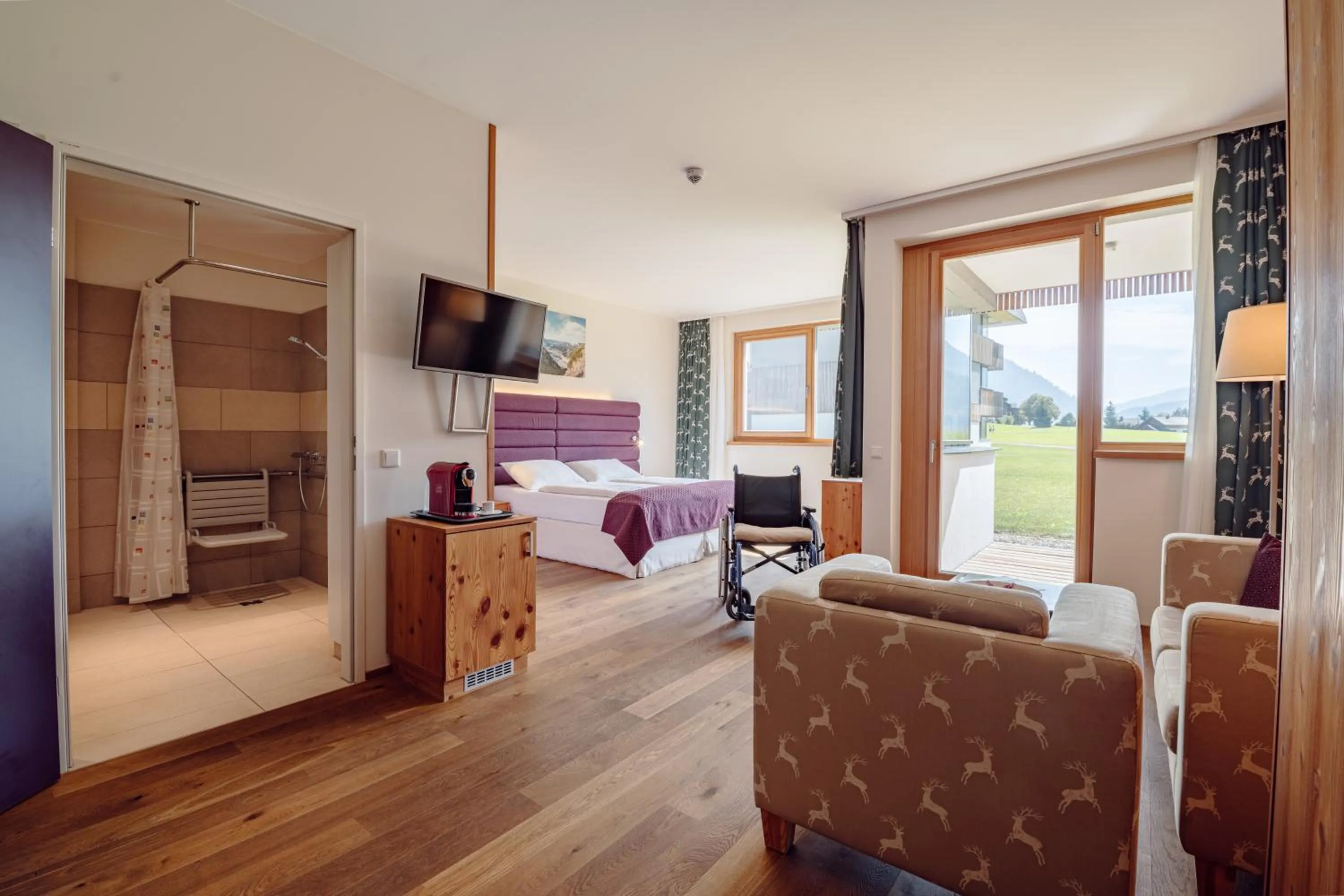 Bed in Narzissen Vital Resort Bad Aussee