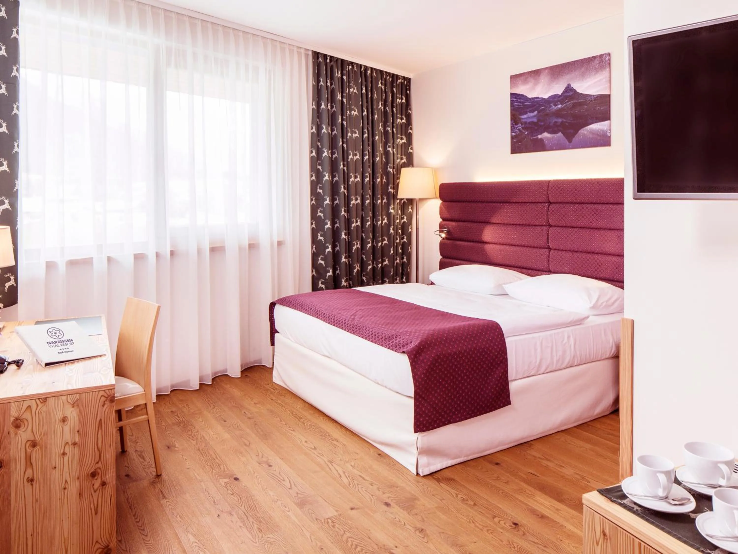 Spring, Bed in Narzissen Vital Resort Bad Aussee