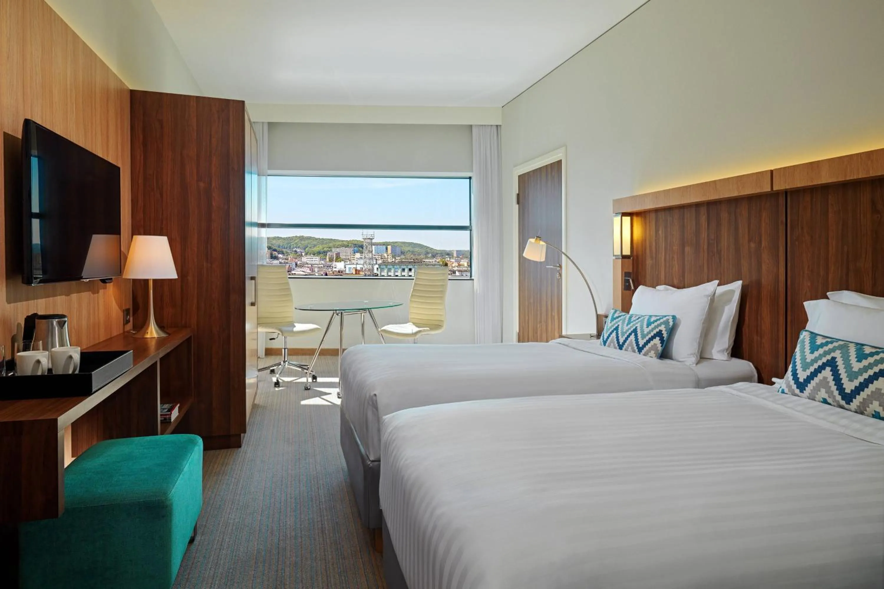 Photo of the whole room, Bed in Courtyard by Marriott Gdynia Waterfront