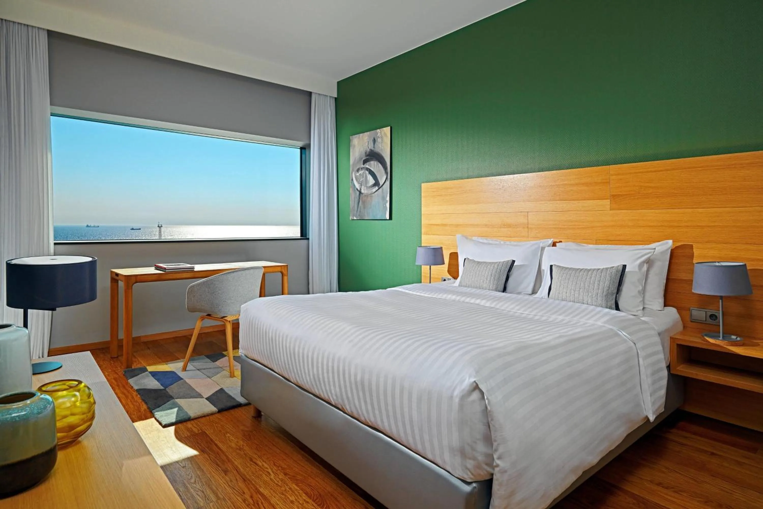 Bedroom, Bed in Courtyard by Marriott Gdynia Waterfront