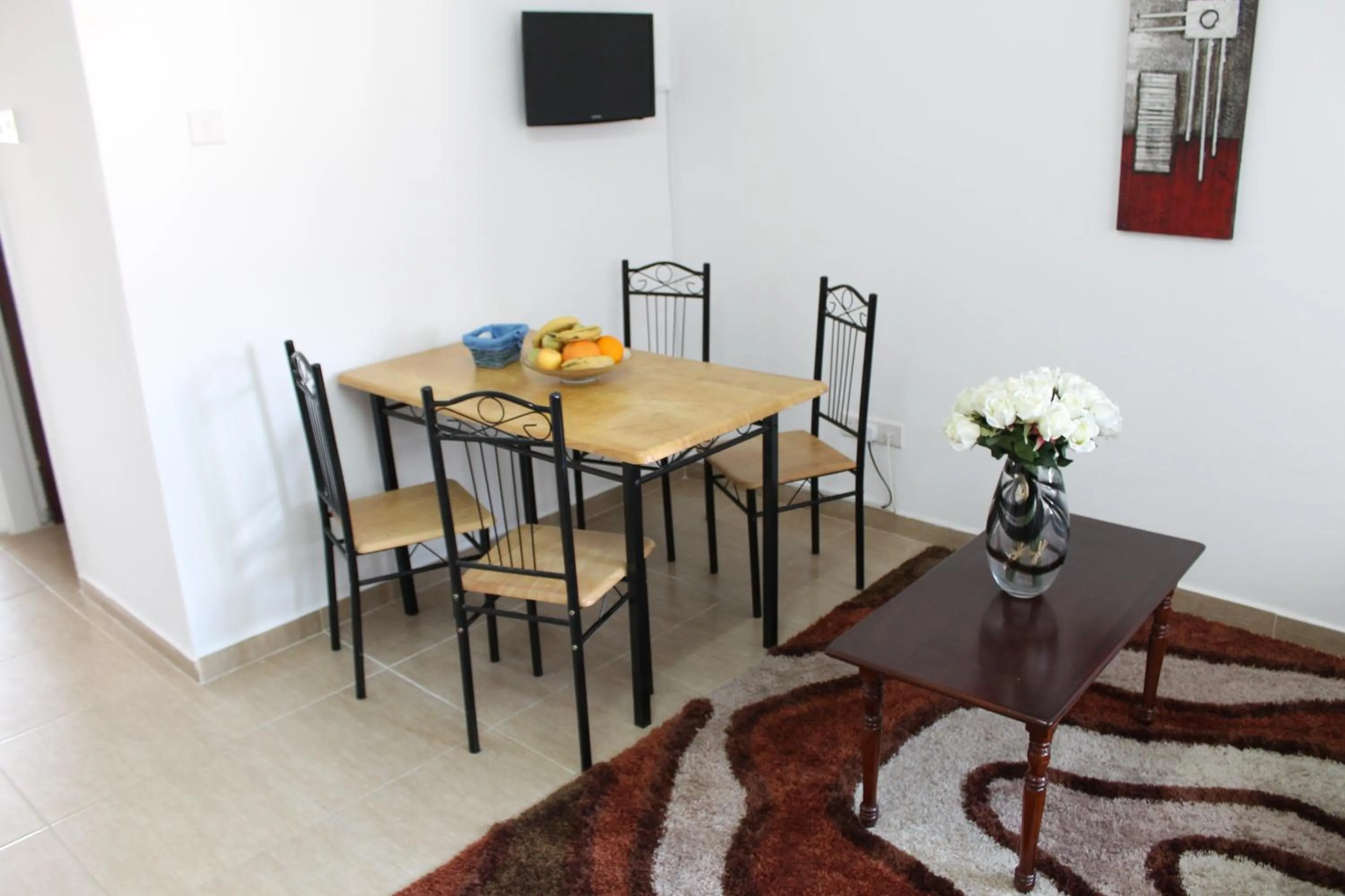 Living room in Tiffany City Apartments