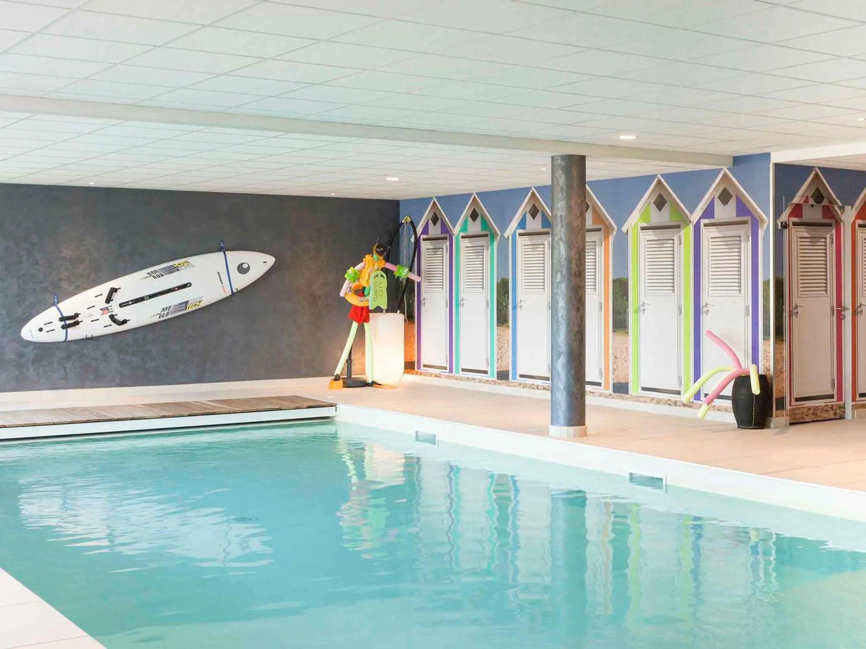 Pool view in ibis Styles Vierzon