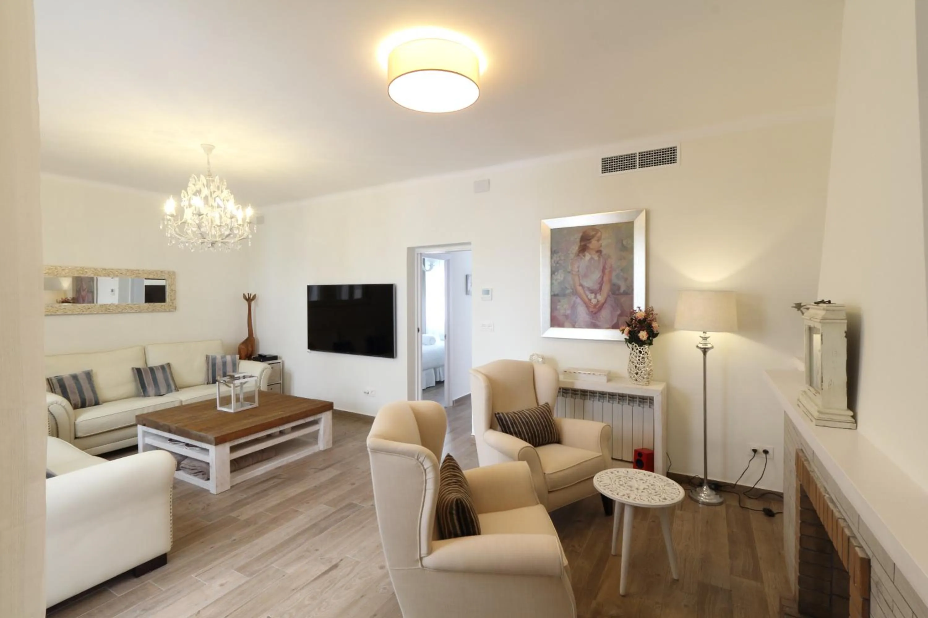 Seating area in Sitges Centre Mediterranean House- 5 Bedroom, 4 Bathroom, Terrace Courtyard, Private Rooptop Pool