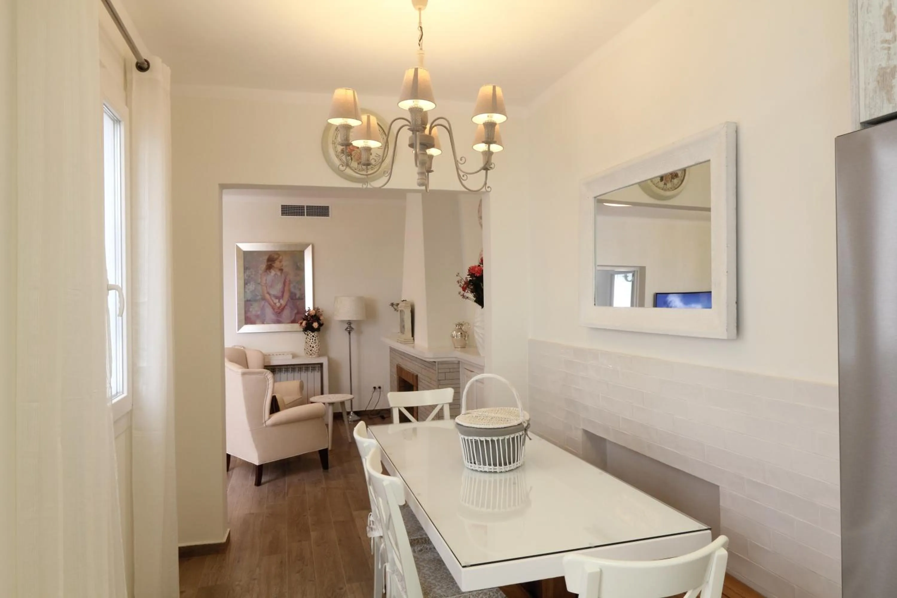 Dining area in Sitges Centre Mediterranean House- 5 Bedroom, 4 Bathroom, Terrace Courtyard, Private Rooptop Pool