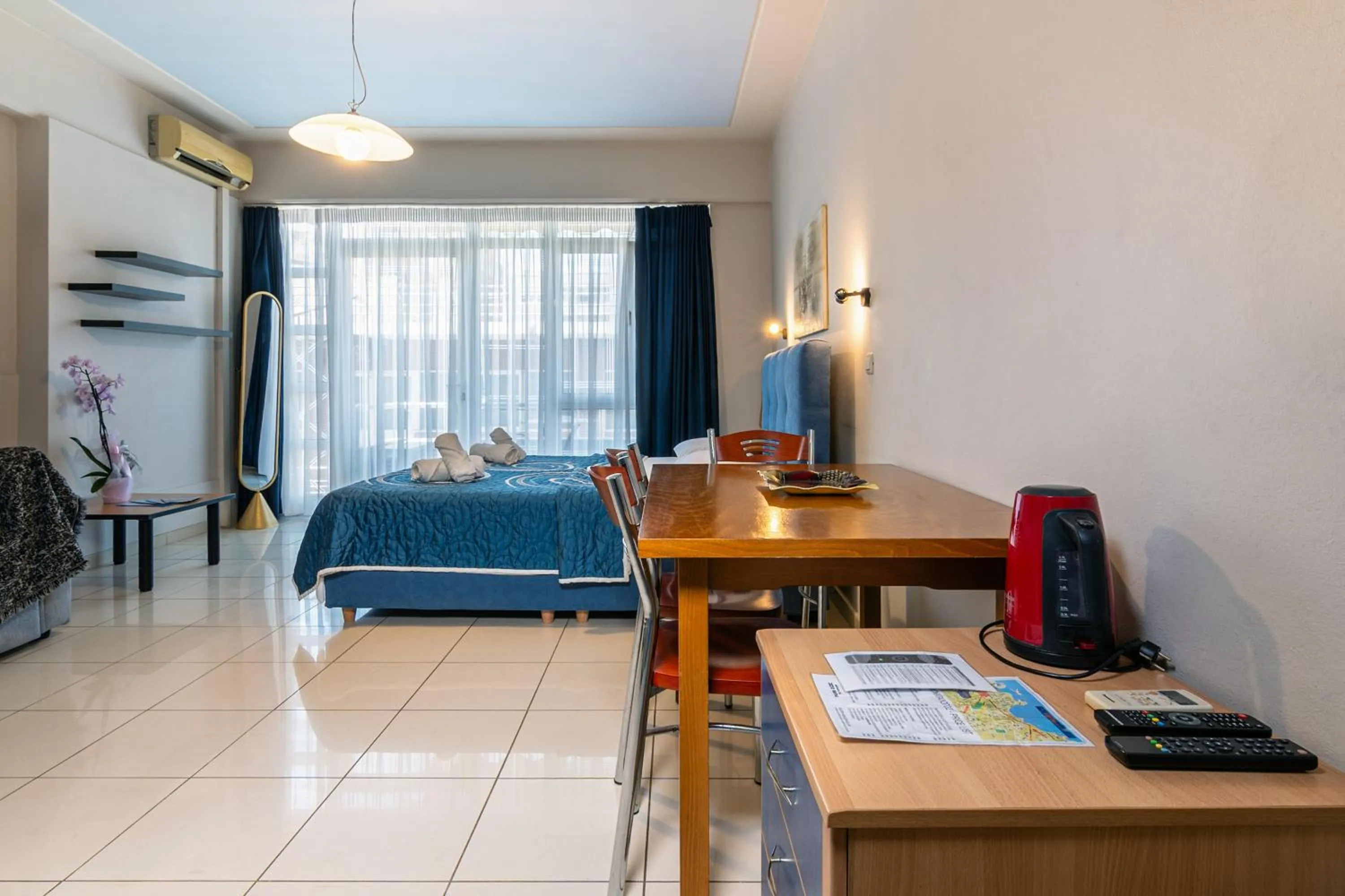 Living room, Bed in Alena Apartments