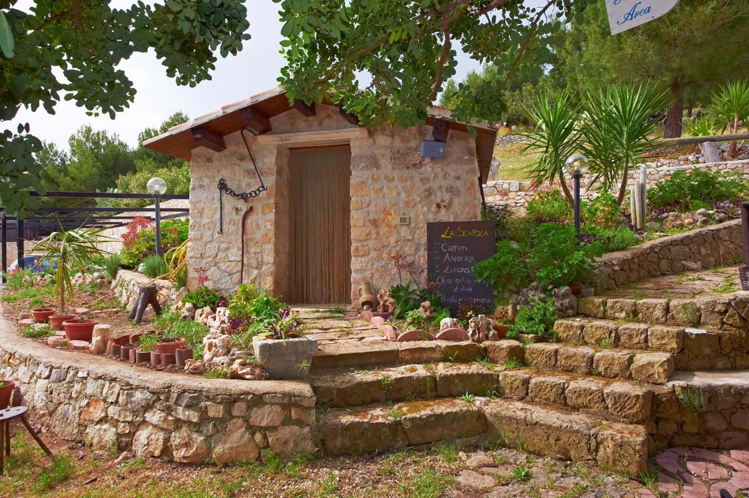Garden in B&B La Scapola