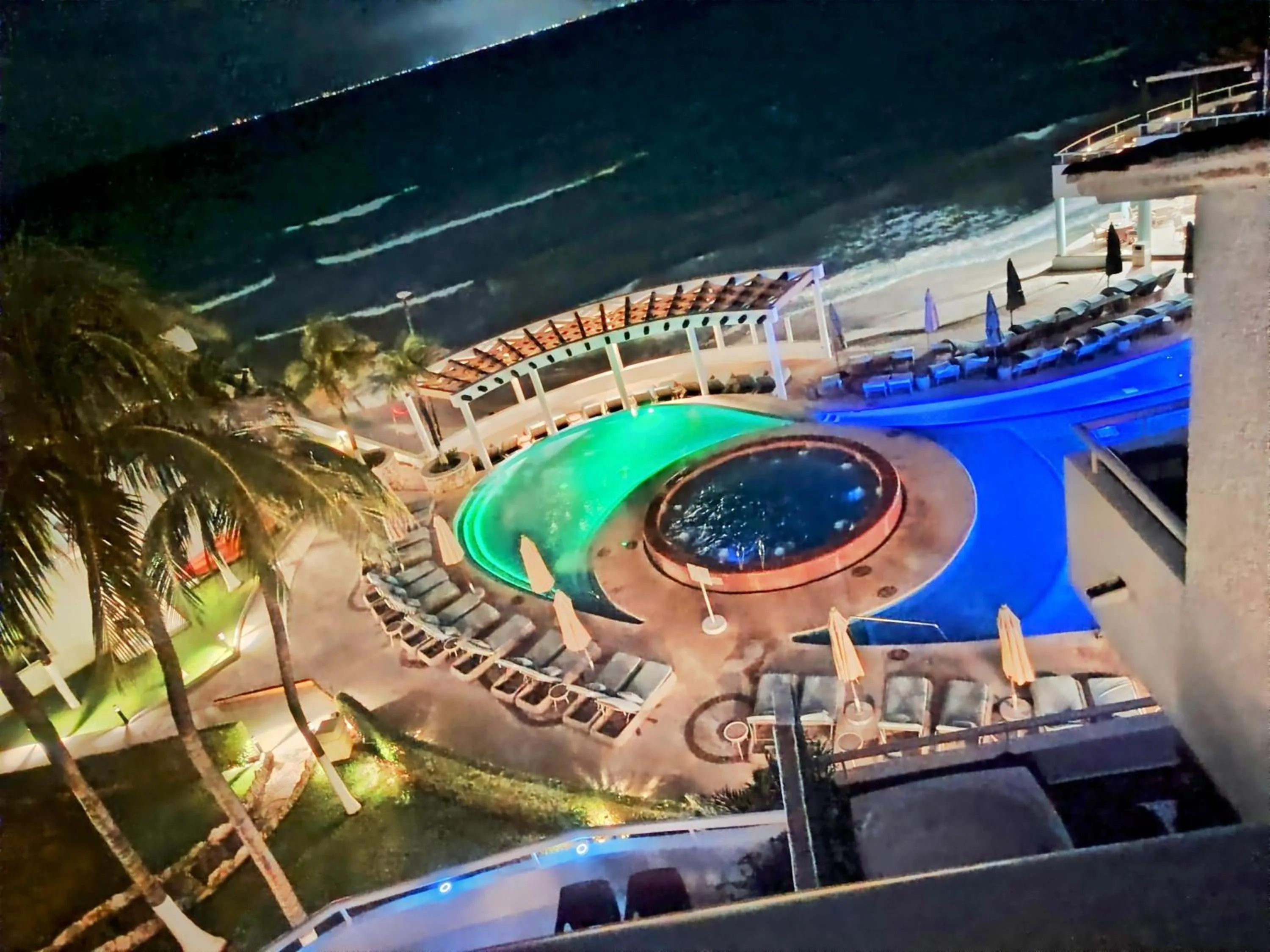 Balcony/Terrace in SUNSET FISHERMEN BEACH & SPA RESORT-Optional All Inclusive- Room 344A-344B-Playacar, Phase 1