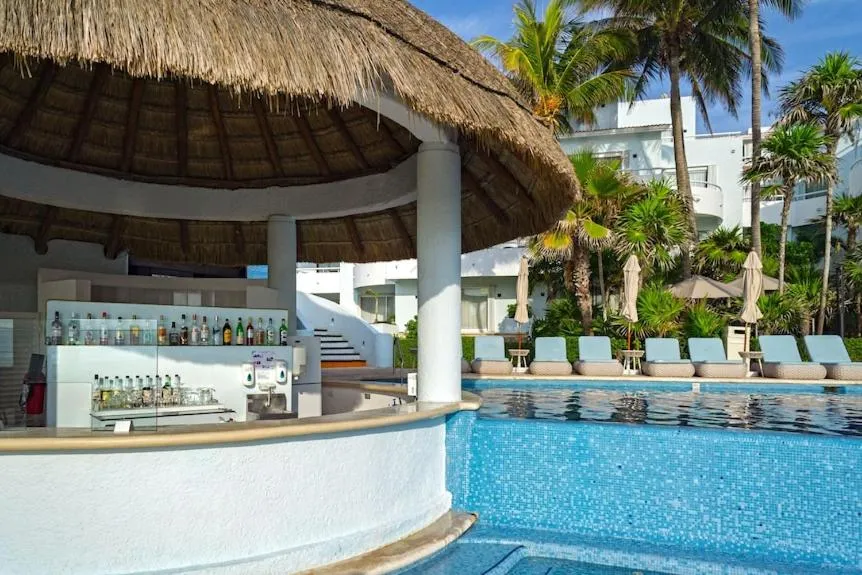 Lounge or bar in SUNSET FISHERMEN BEACH & SPA RESORT-Optional All Inclusive- Room 344A-344B-Playacar, Phase 1