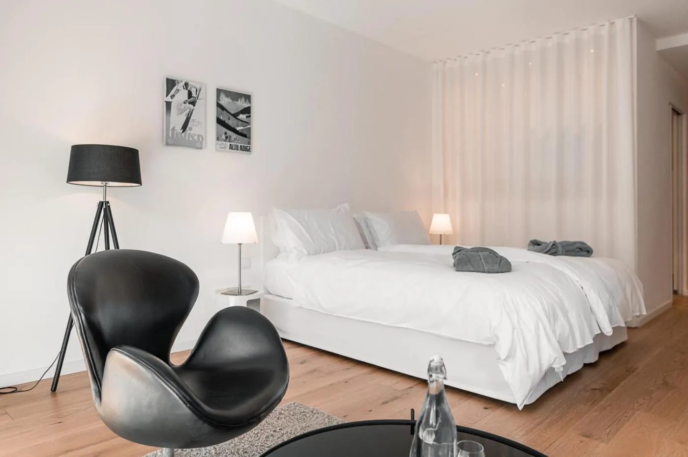 Bed in Design Hotel Tyrol