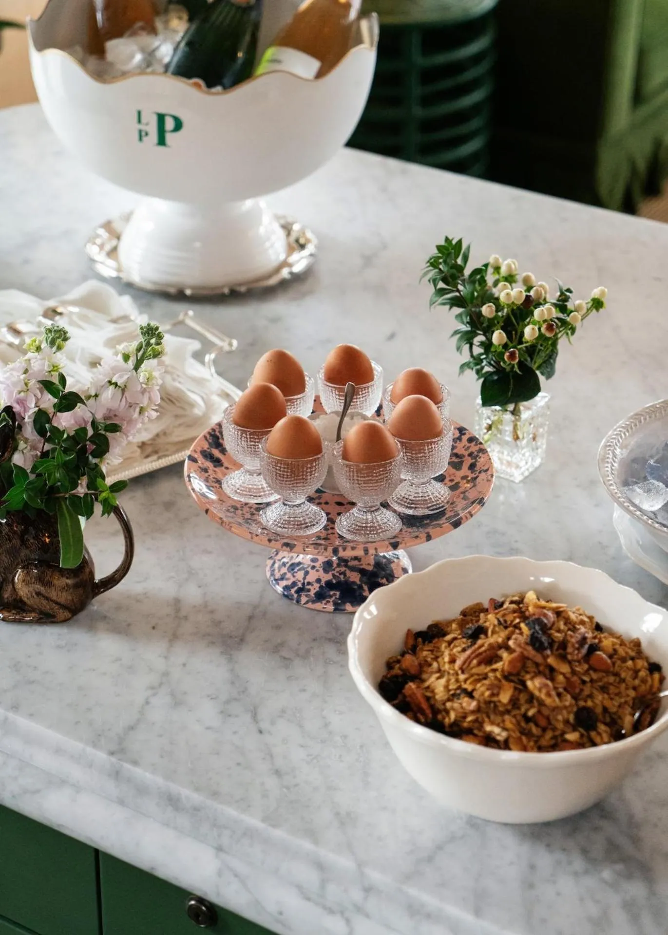 Buffet breakfast in Le Petit Pali Laguna Beach