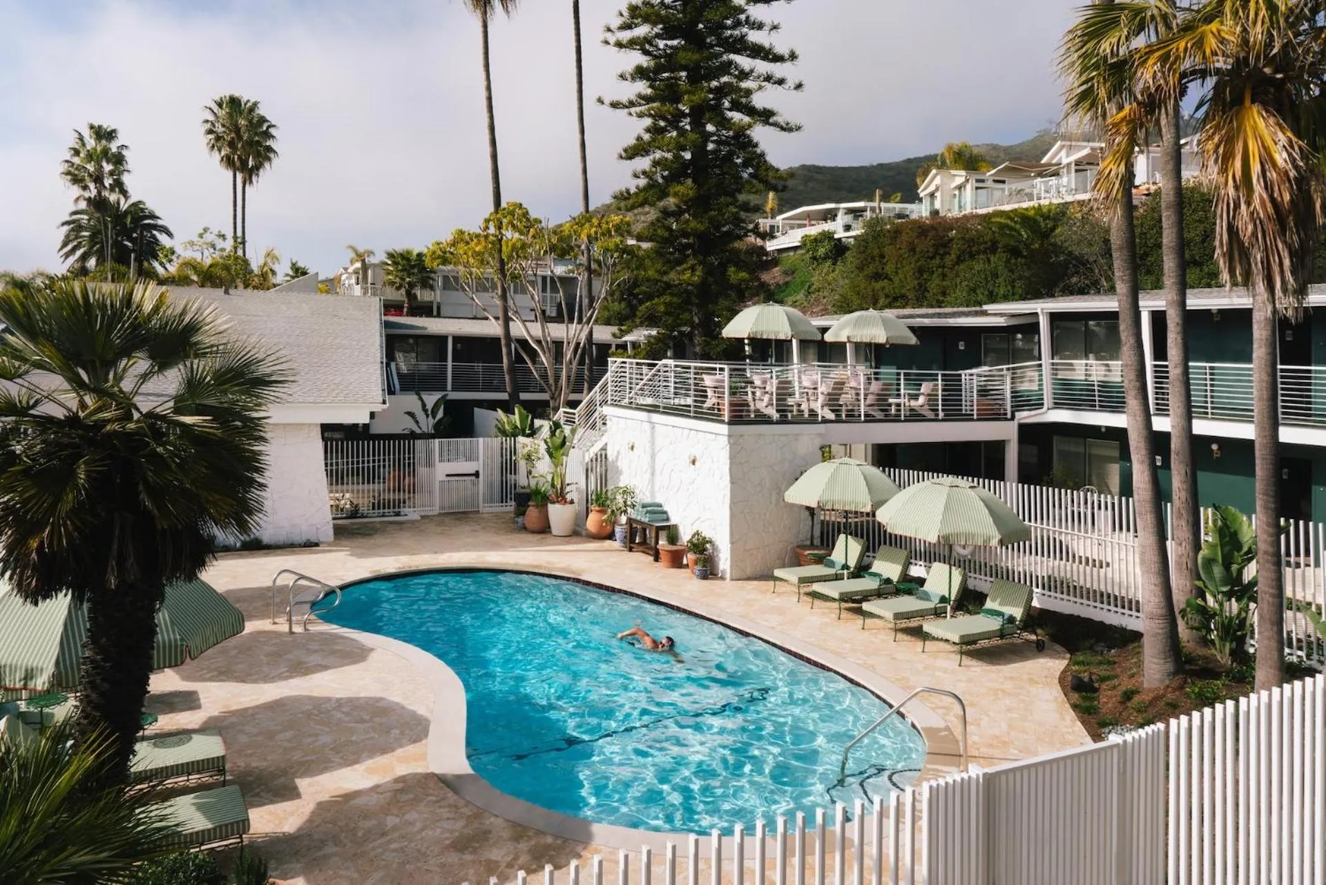 Swimming pool in Le Petit Pali Laguna Beach