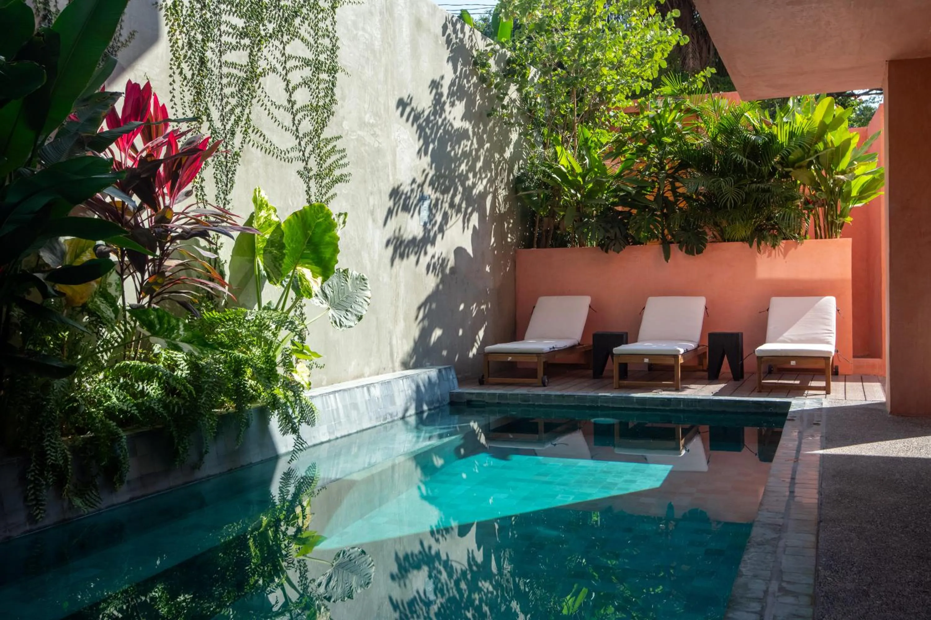 Pool view in Casa Toro La Punta