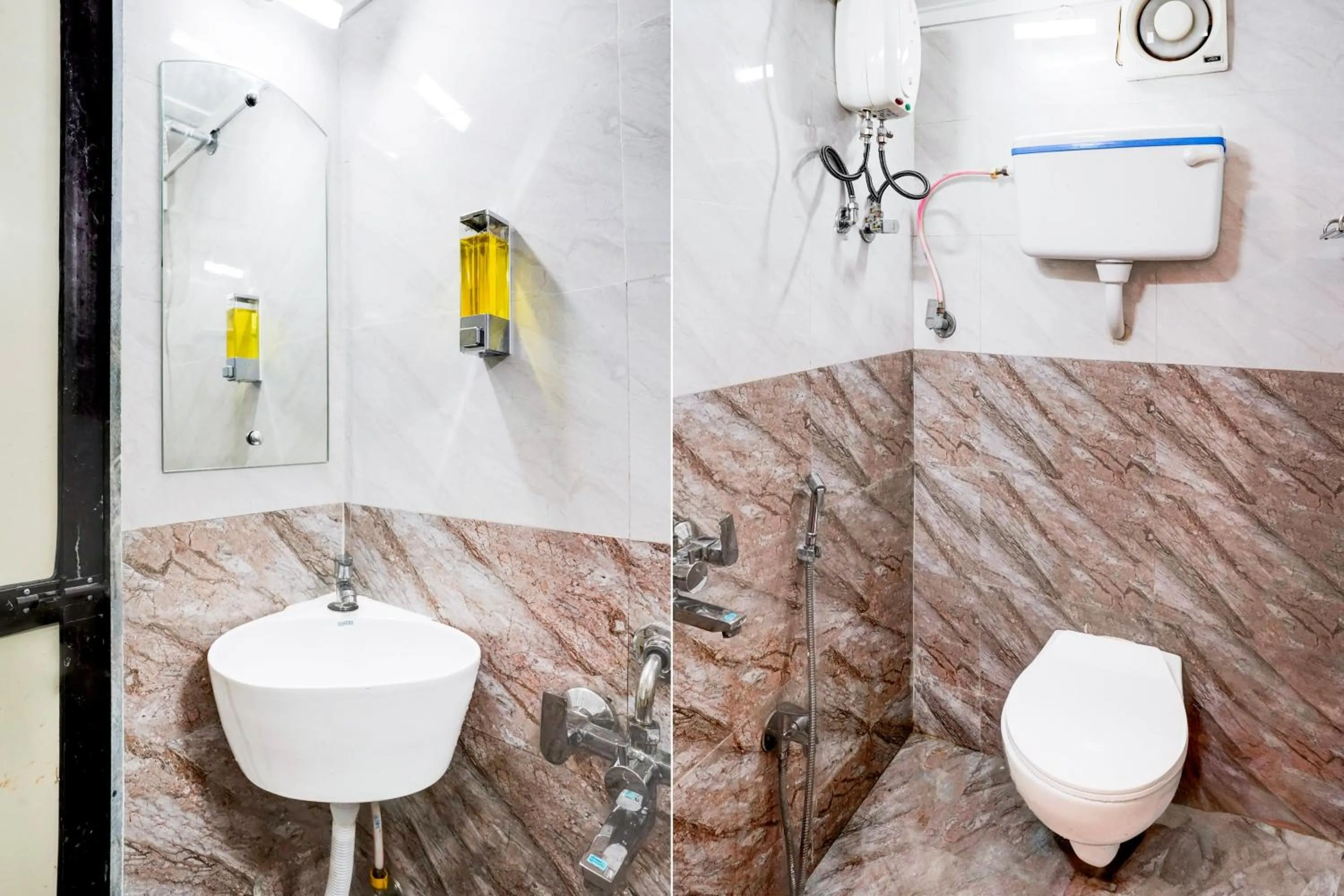 Bathroom in Hotel O Khar East Near Railway Station