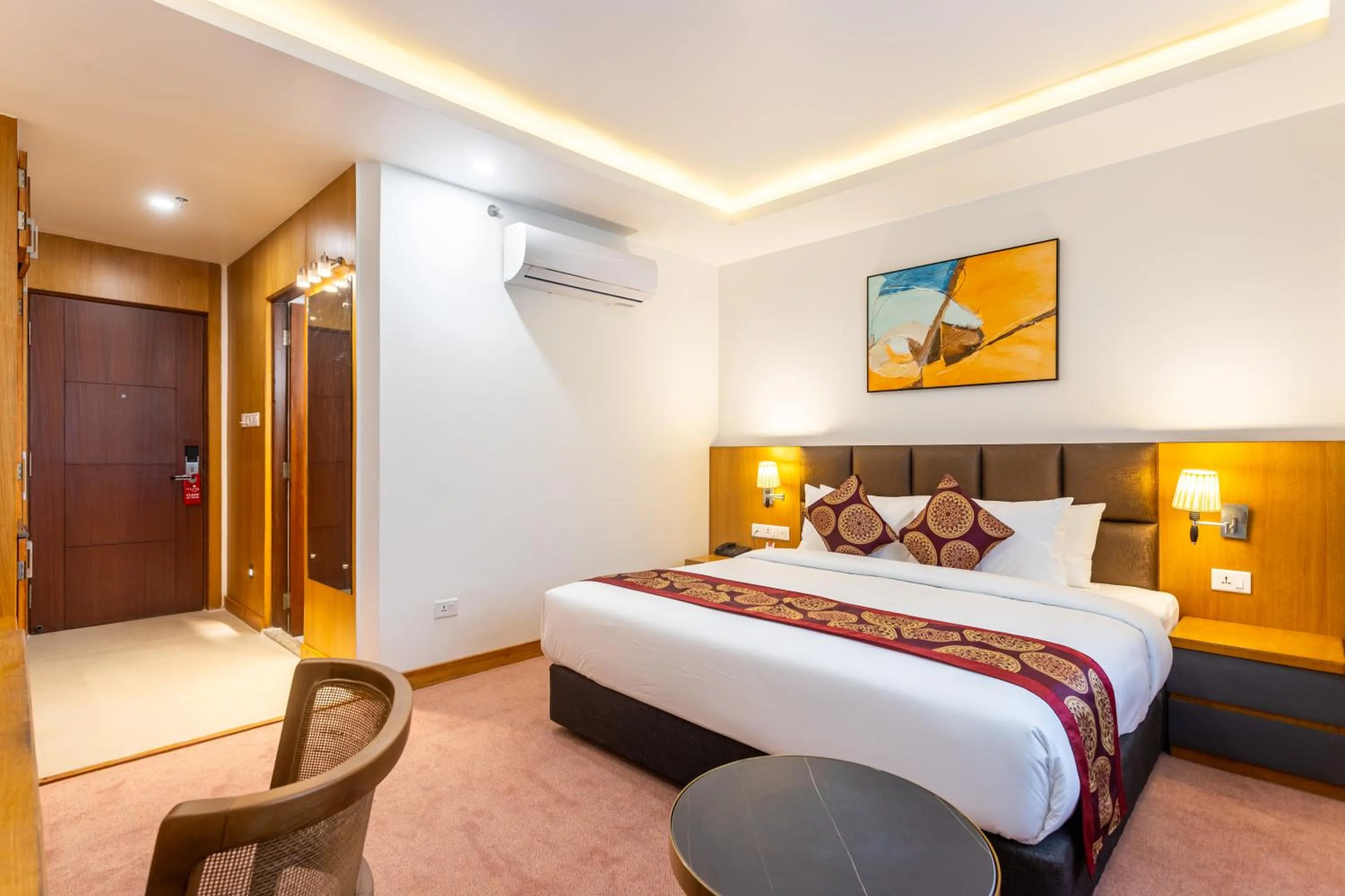 Bedroom, Bed in Mandala Norling Lords Prime Kathmandu