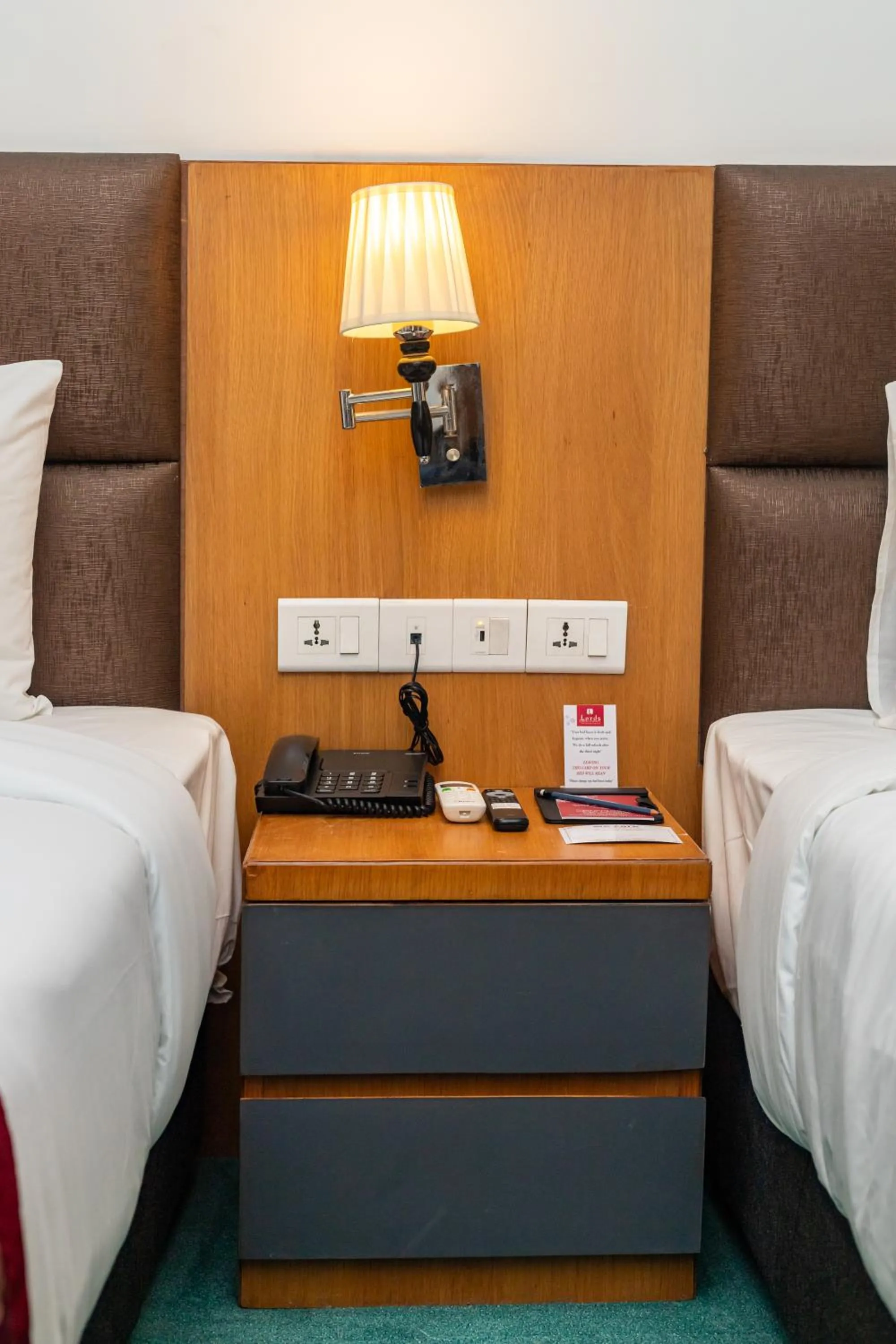 Decorative detail, Bed in Mandala Norling Lords Prime Kathmandu