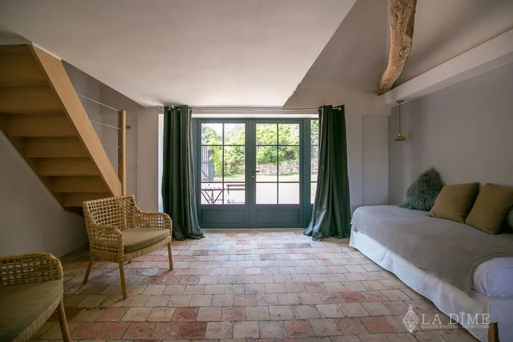 Lobby or reception in La Dime de Giverny - Cottages