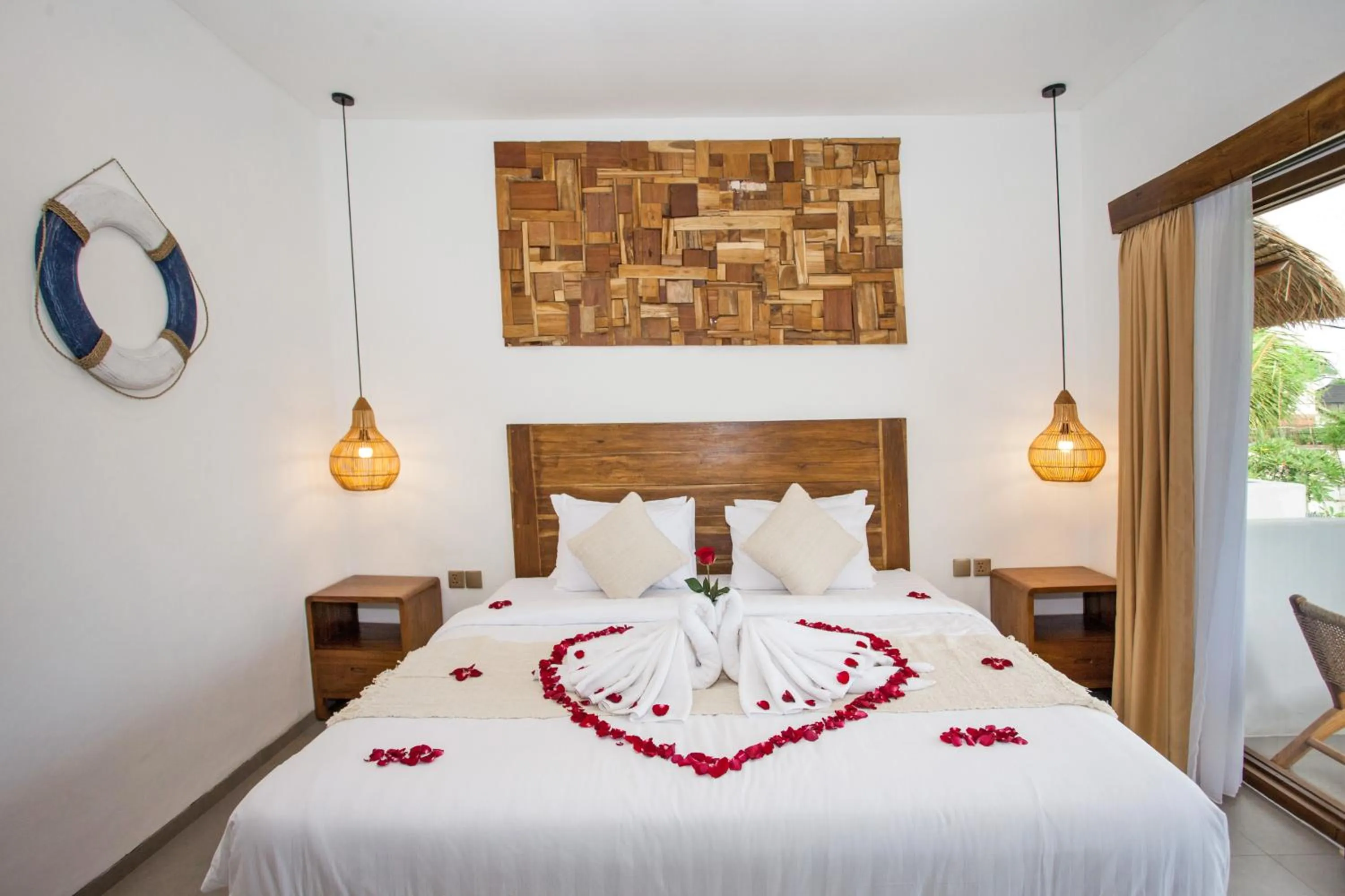 Decorative detail, Bed in Baliterraneo Boutique Resort