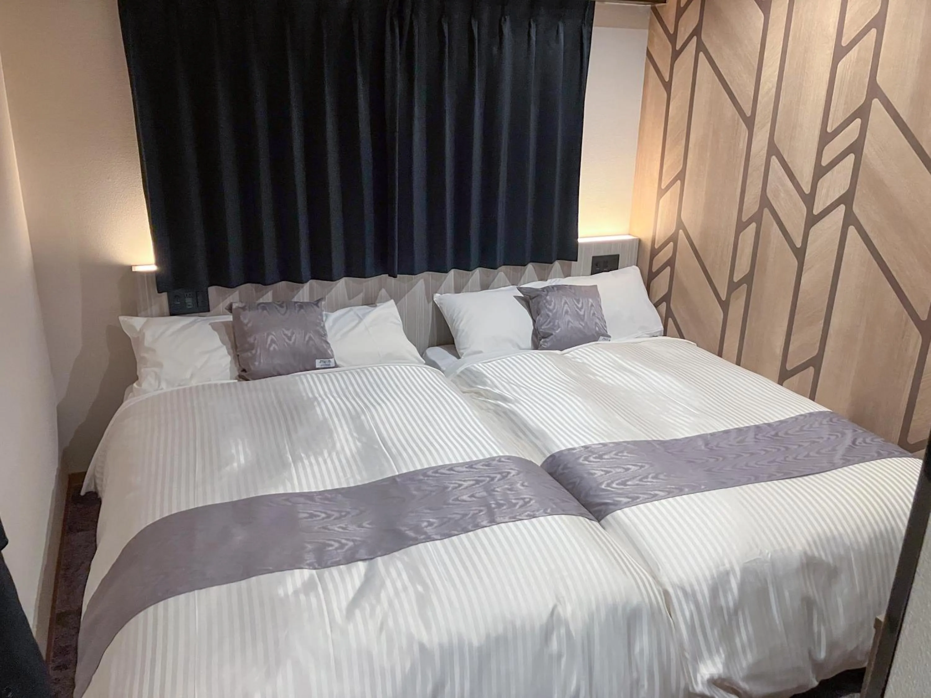 Photo of the whole room, Bed in HOTEL LiVEMAX Honhachinohe Ekimae