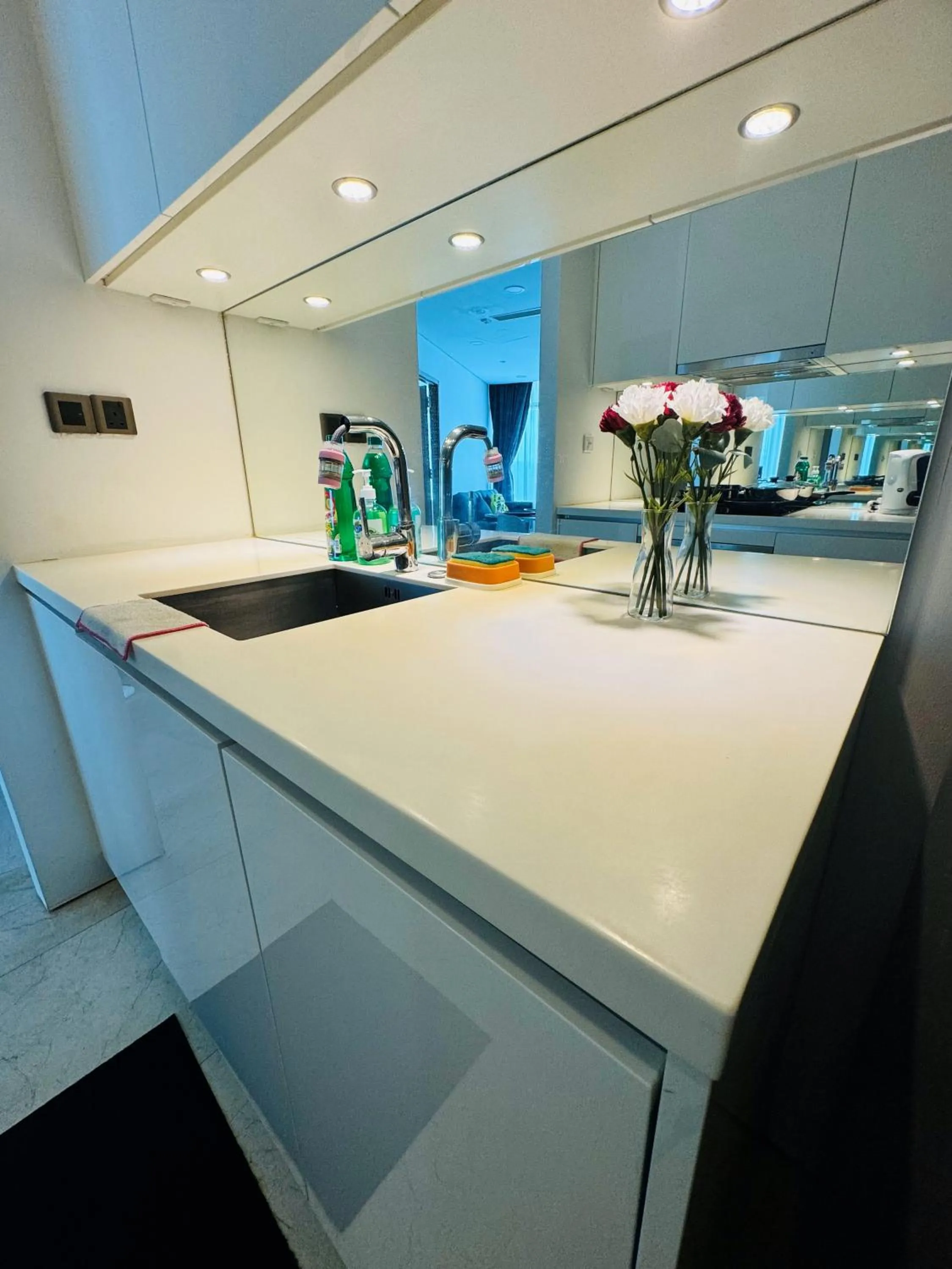 Kitchen or kitchenette in Vortex Suites in Kuala Lumpur