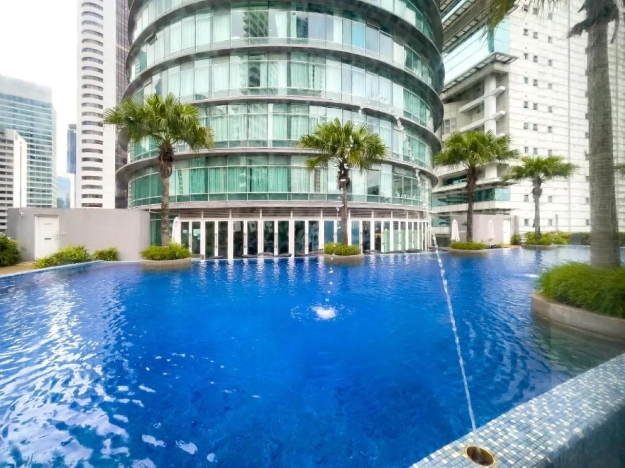 Swimming pool in Vortex Suites in Kuala Lumpur