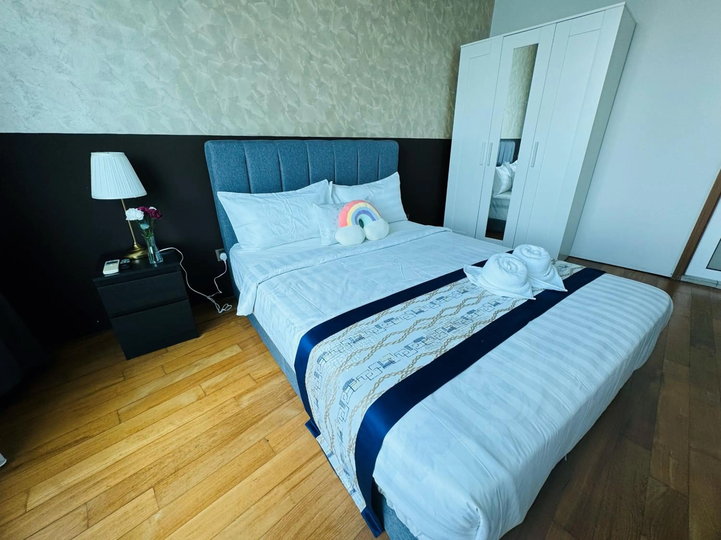 Bed in Vortex Suites in Kuala Lumpur