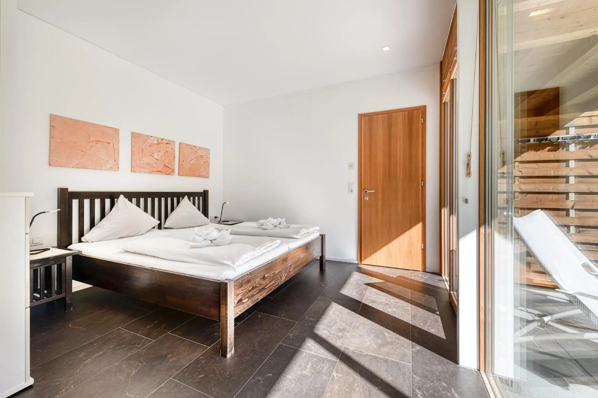 Bed in Panorama Chalet Bellavista