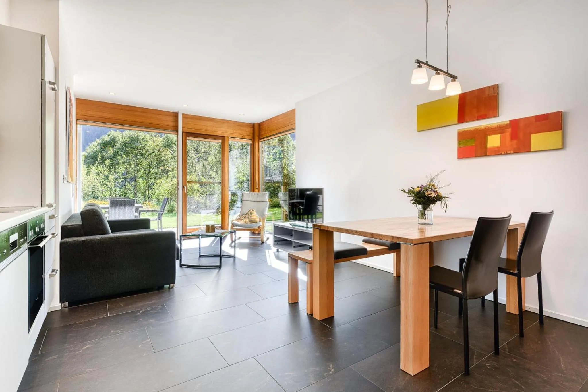 Living room in Panorama Chalet Bellavista