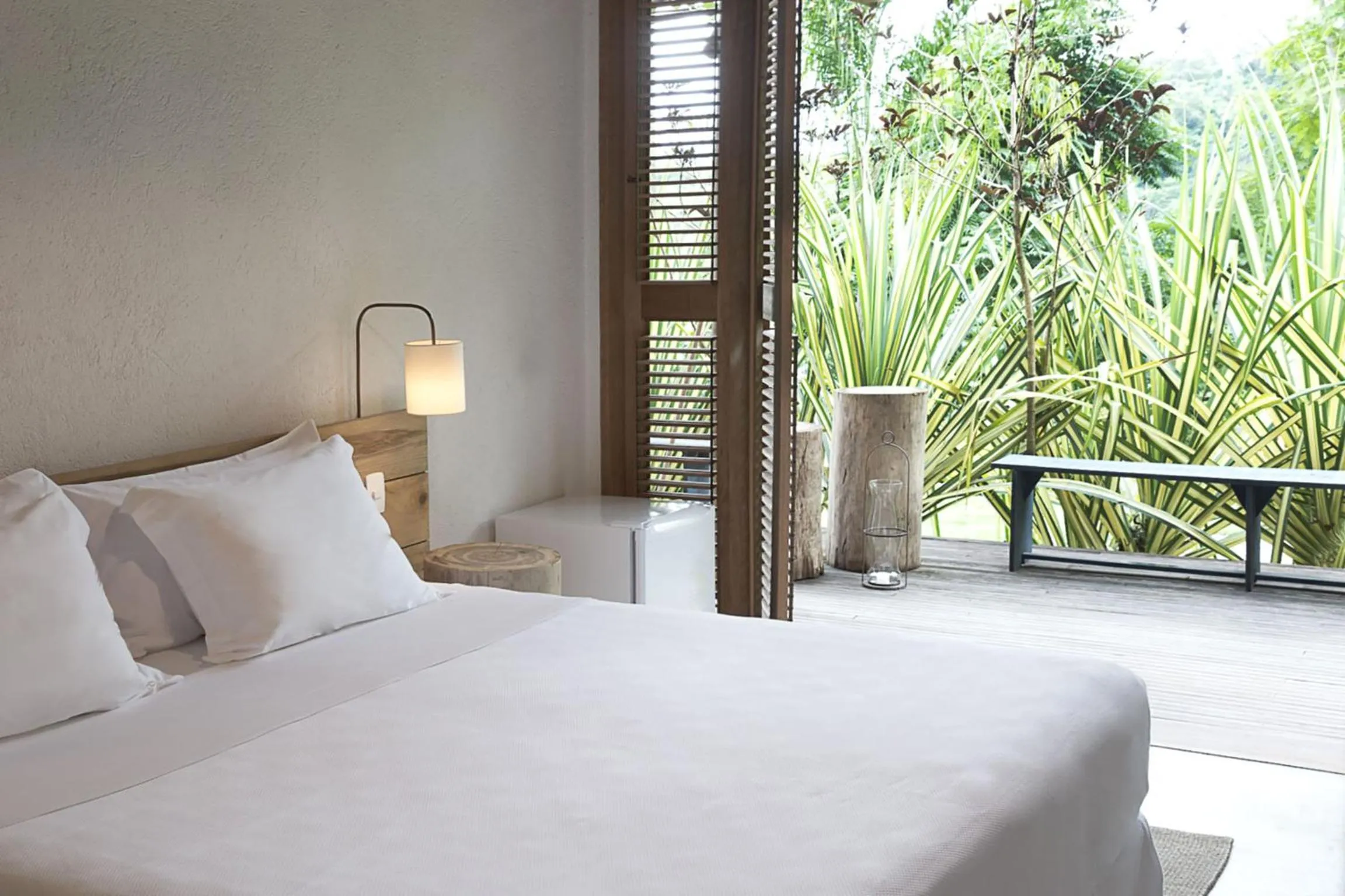 Balcony/Terrace, Bed in Casa Mar Paraty